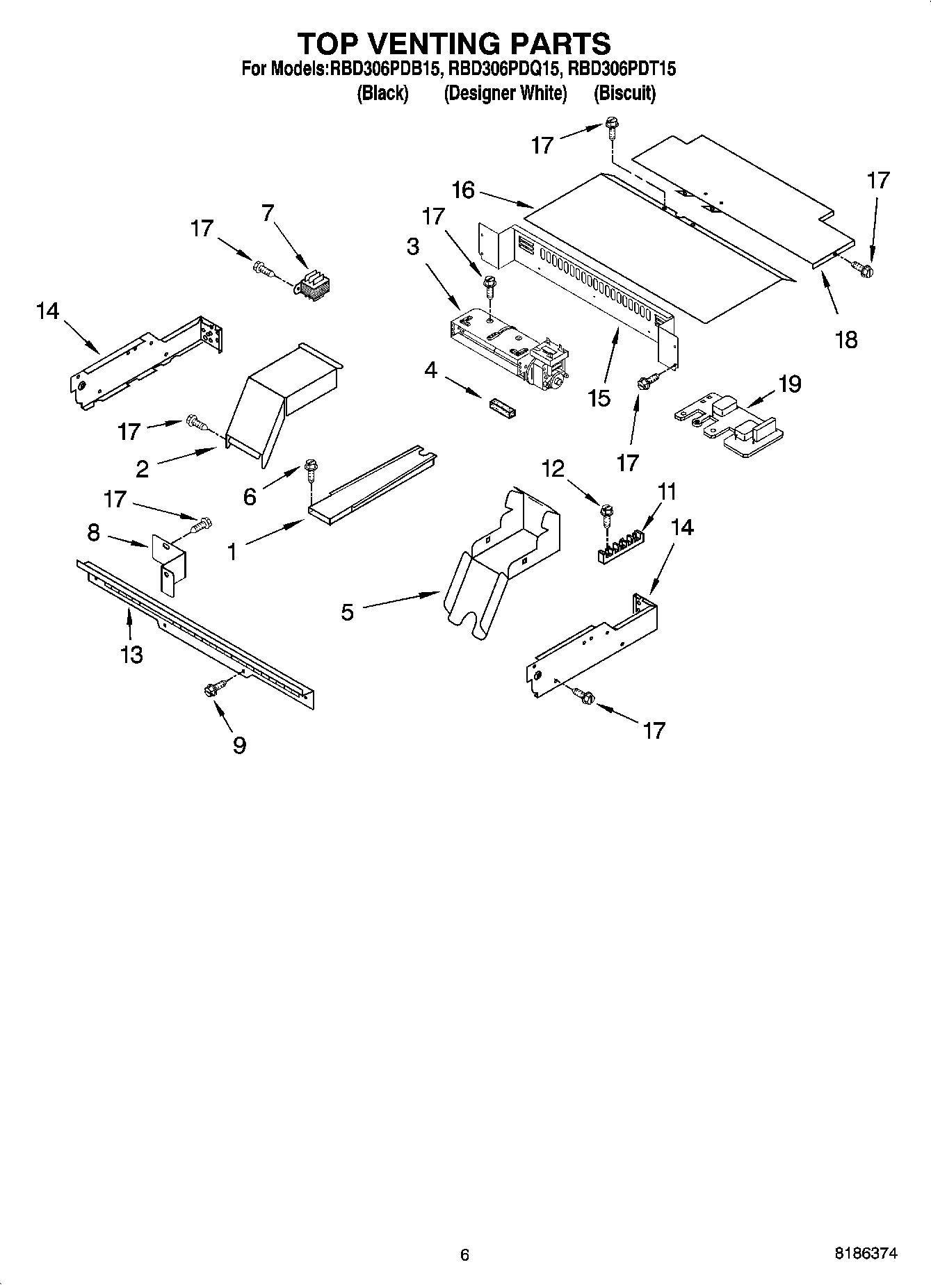 05 - TOP VENTING PARTS, OPTIONAL PARTS