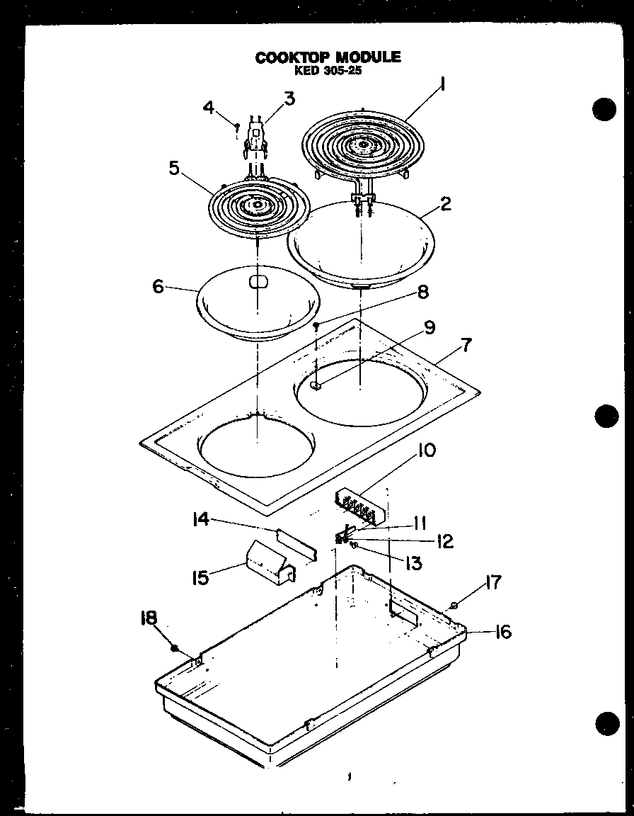 02 - COOKTOP MODULE KED 305-25