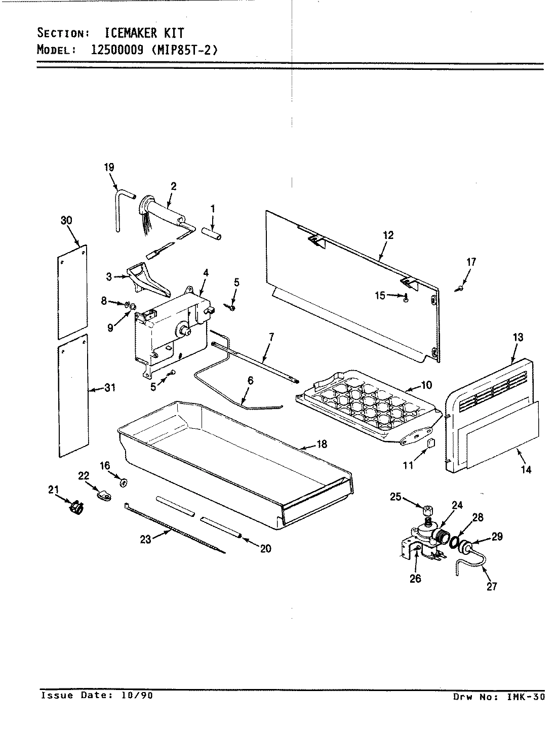 01 - ICE MAKER KIT