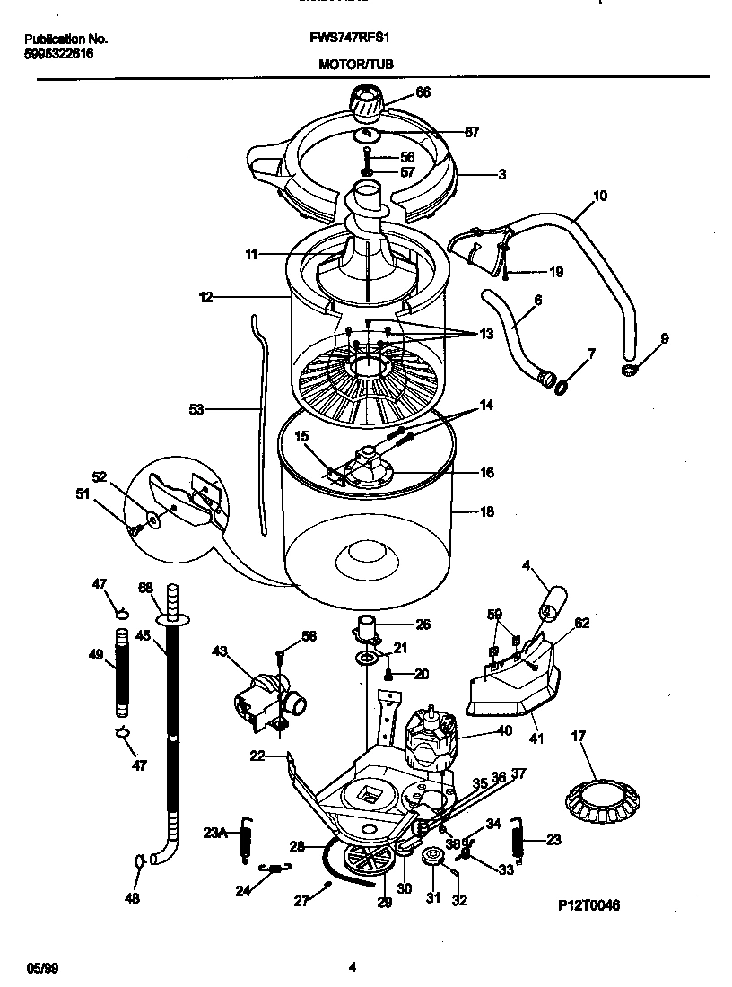 03 - P12T0046 WSHR MTR,HOSE
