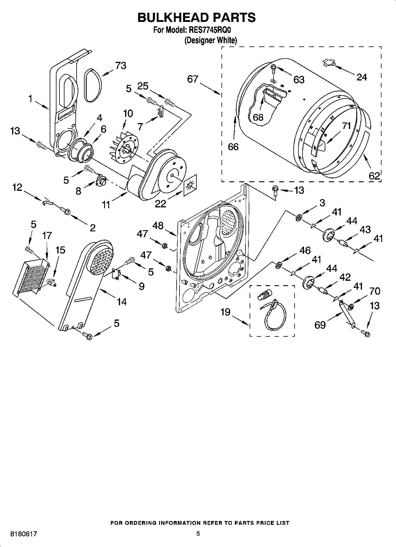 03 - BULKHEAD PARTS, OPTIONAL PARTS (NOT INCLUDED)
