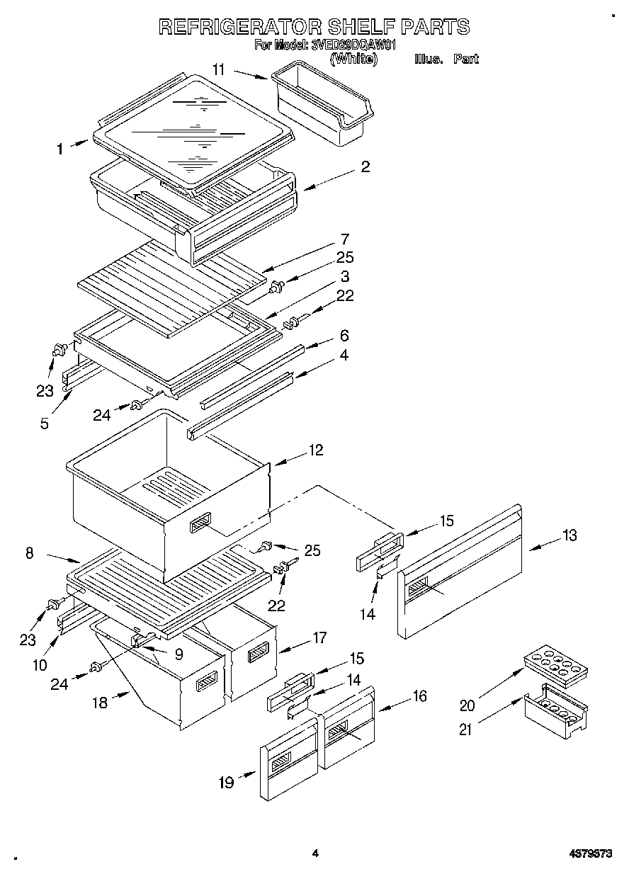 03 - REFRIGERATOR SHELF
