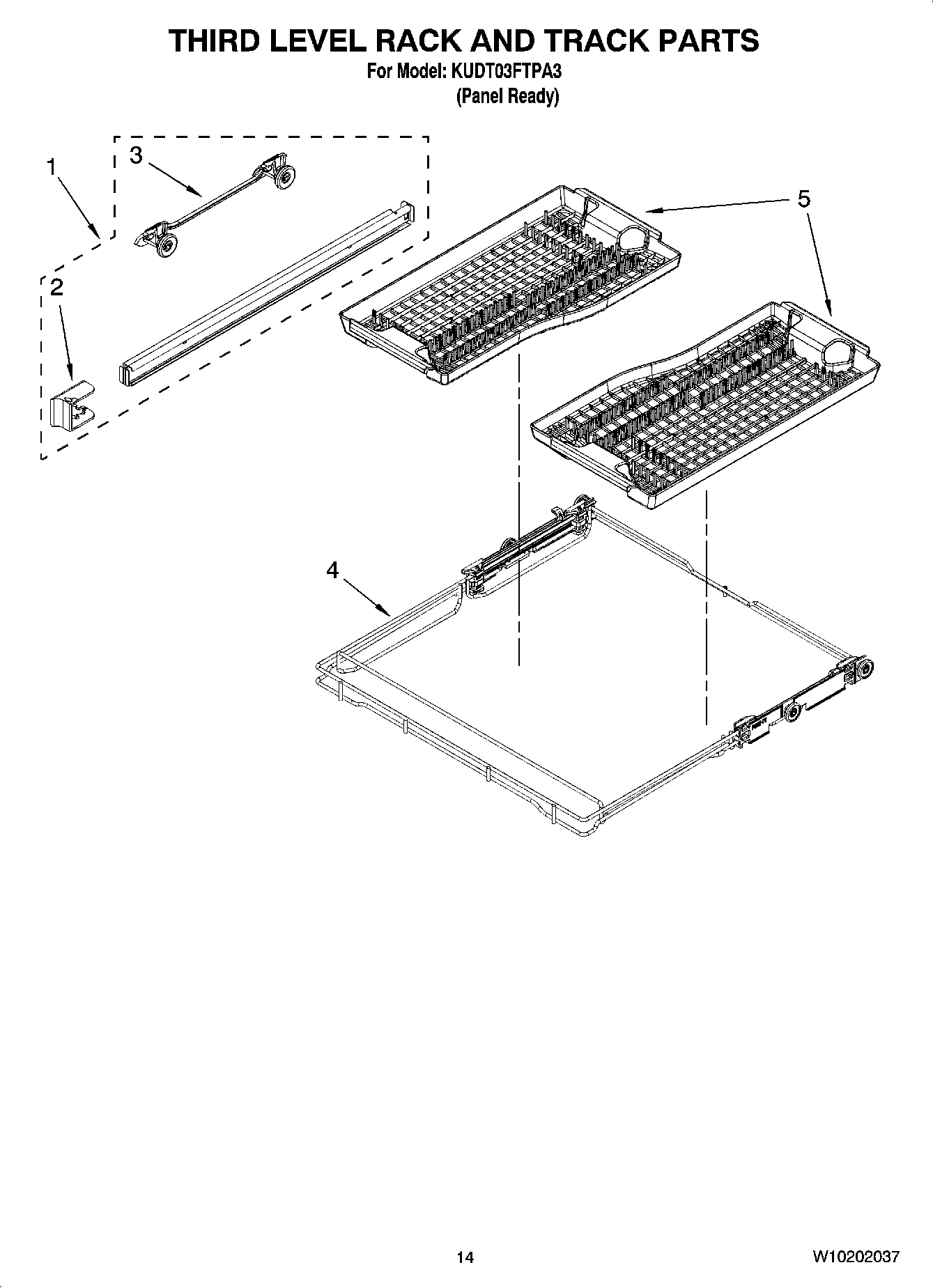 11 - THIRD LEVEL RACK AND TRACK PARTS