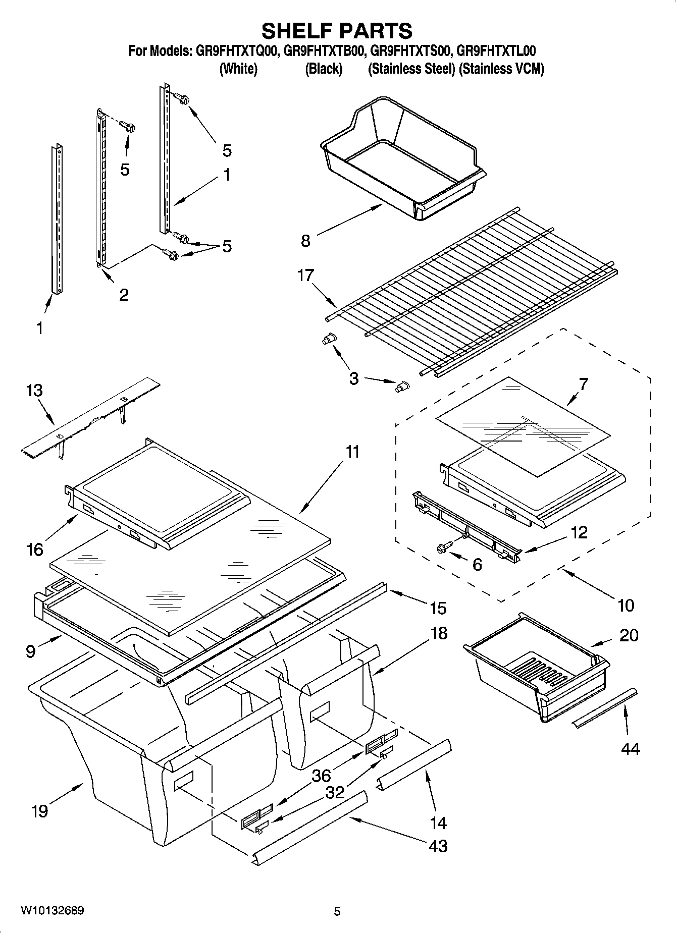 03 - SHELF PARTS