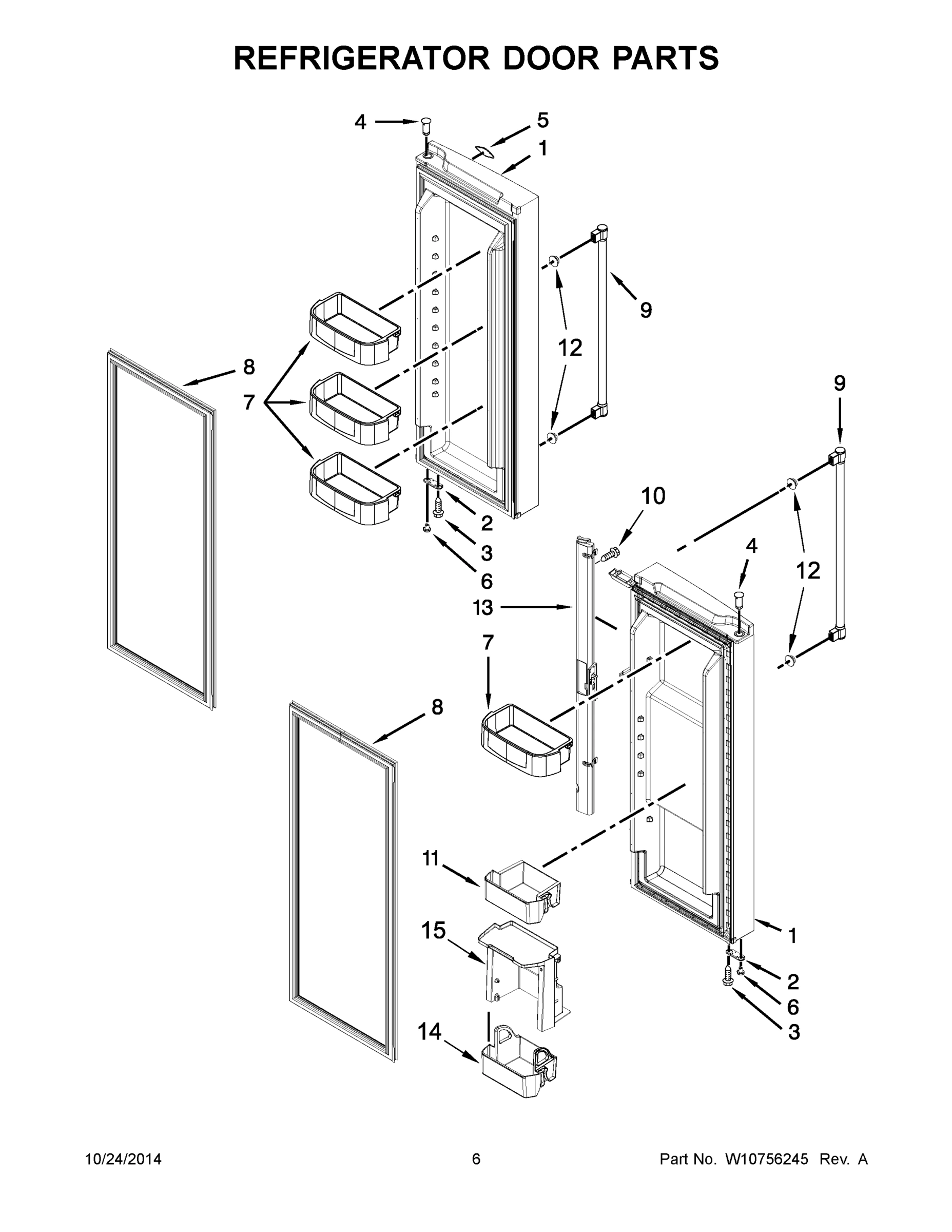 04 - REFRIGERATOR DOOR PARTS