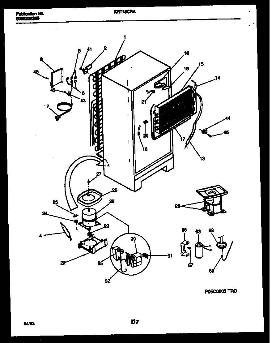 05 - SYSTEM AND AUTOMATIC DEFROST PARTS
