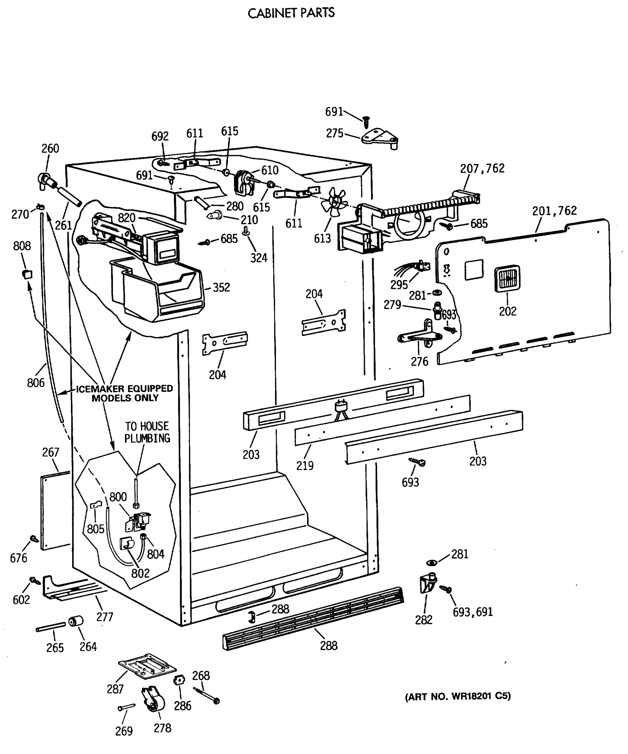 CABINET PARTS