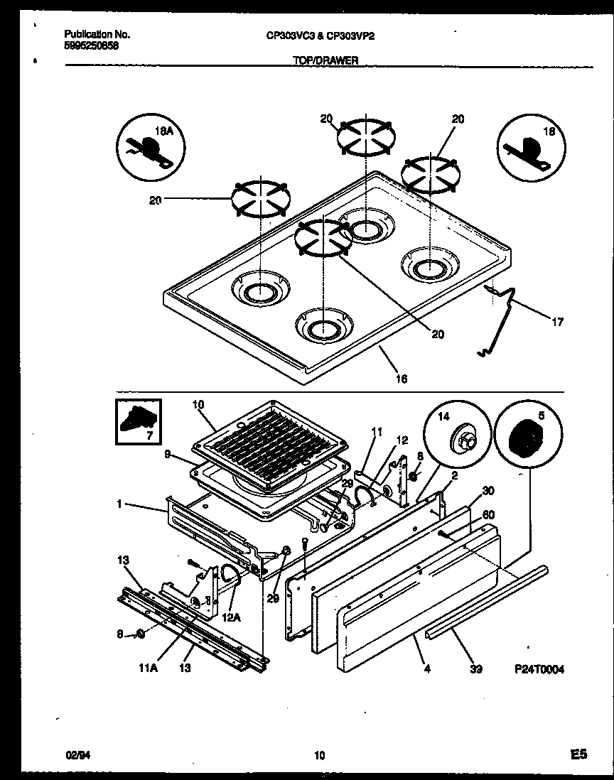 06 - COOKTOP AND BROILER DRAWER PARTS