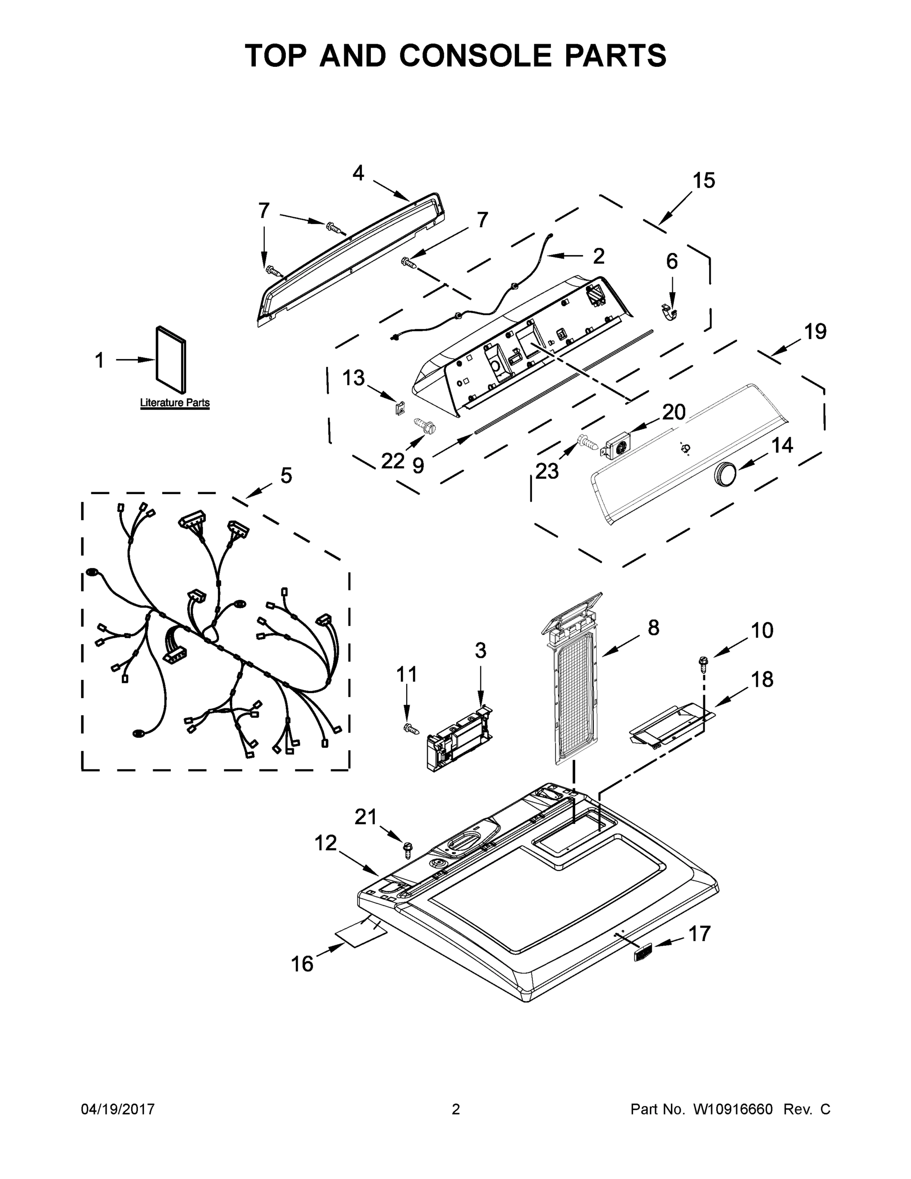 02 - TOP AND CONSOLE PARTS