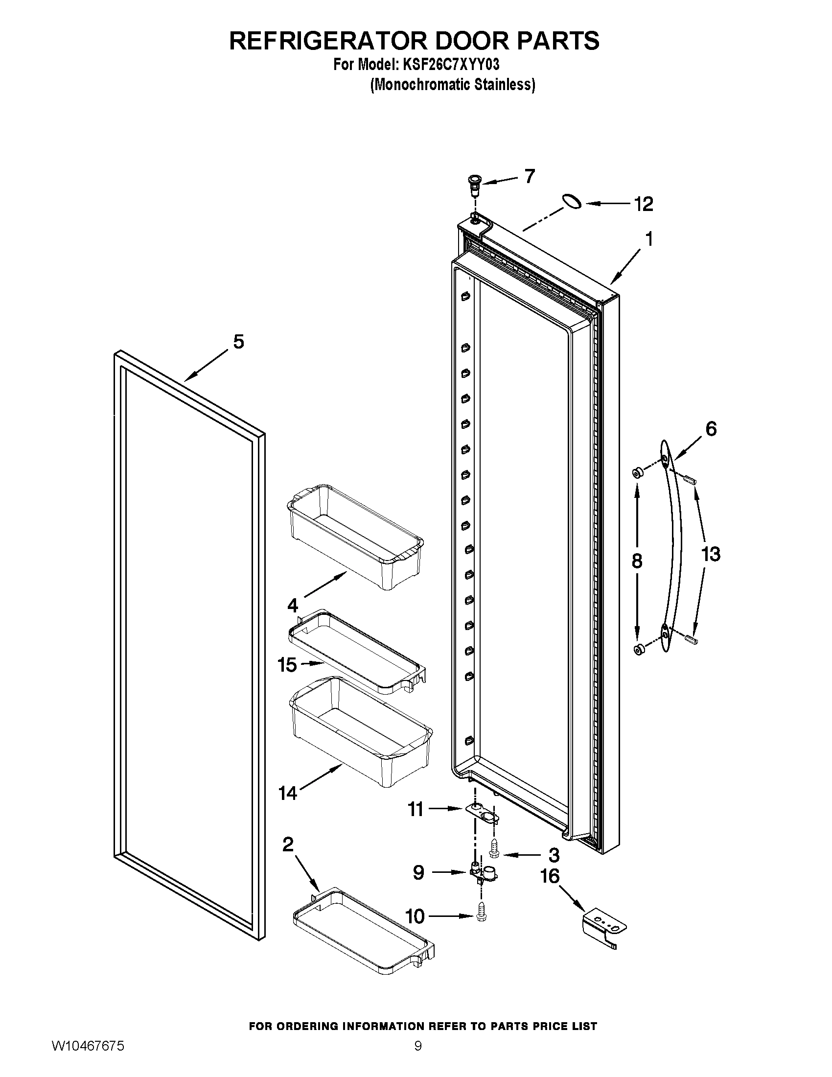 07 - REFRIGERATOR DOOR PARTS