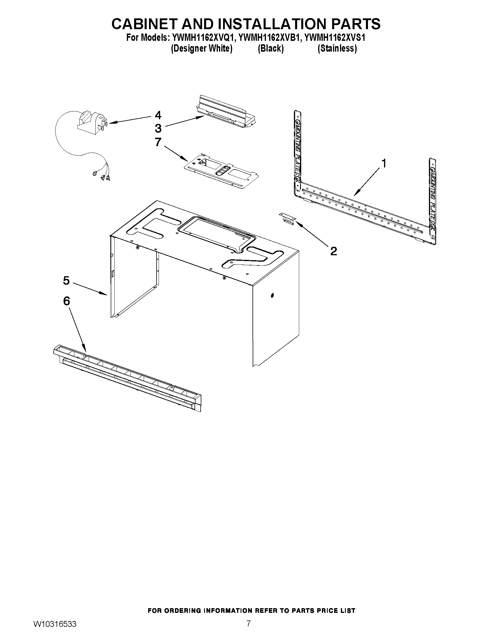 06 - CABINET AND INSTALLATION PARTS