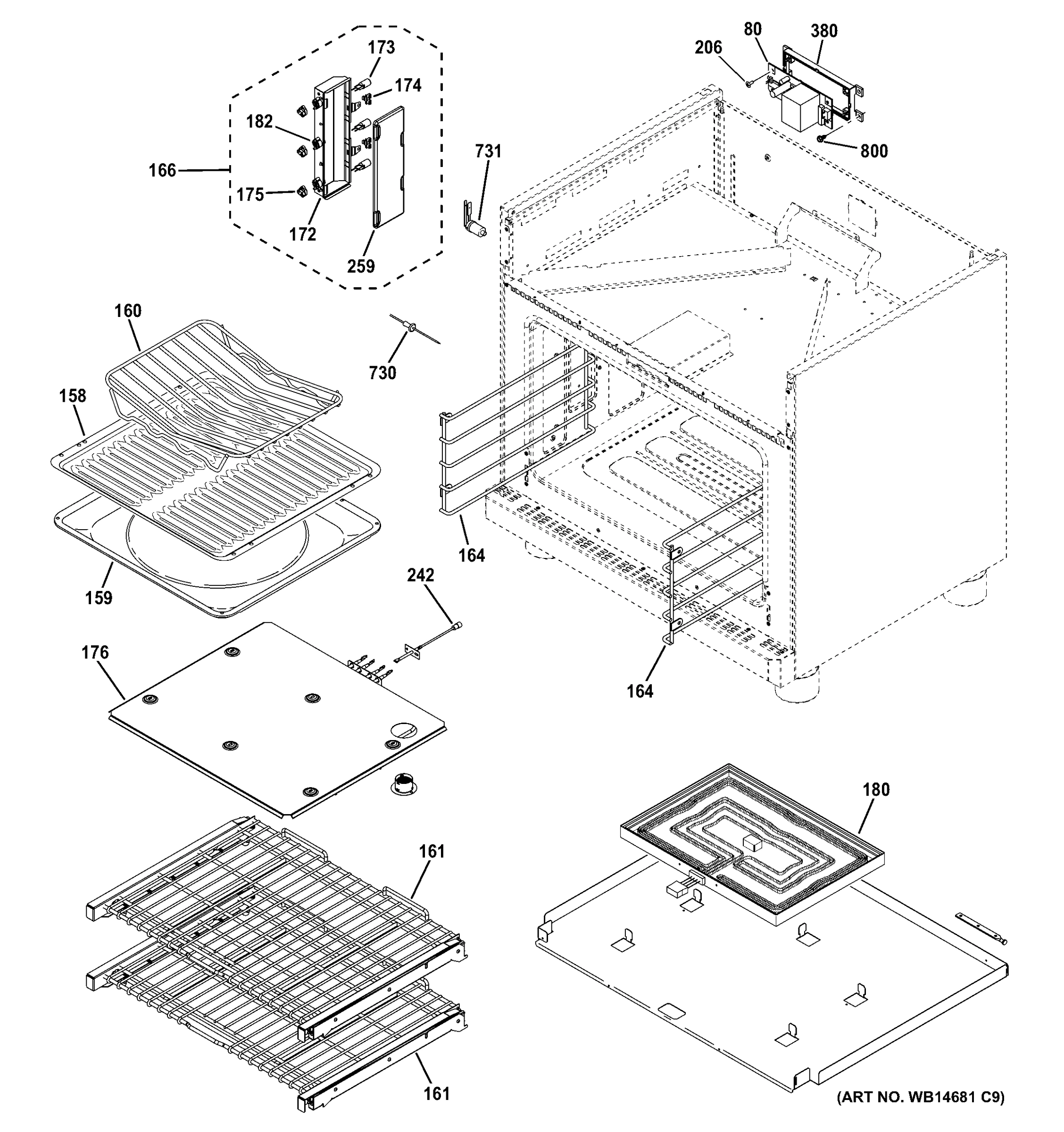 OVEN CAVITY PARTS