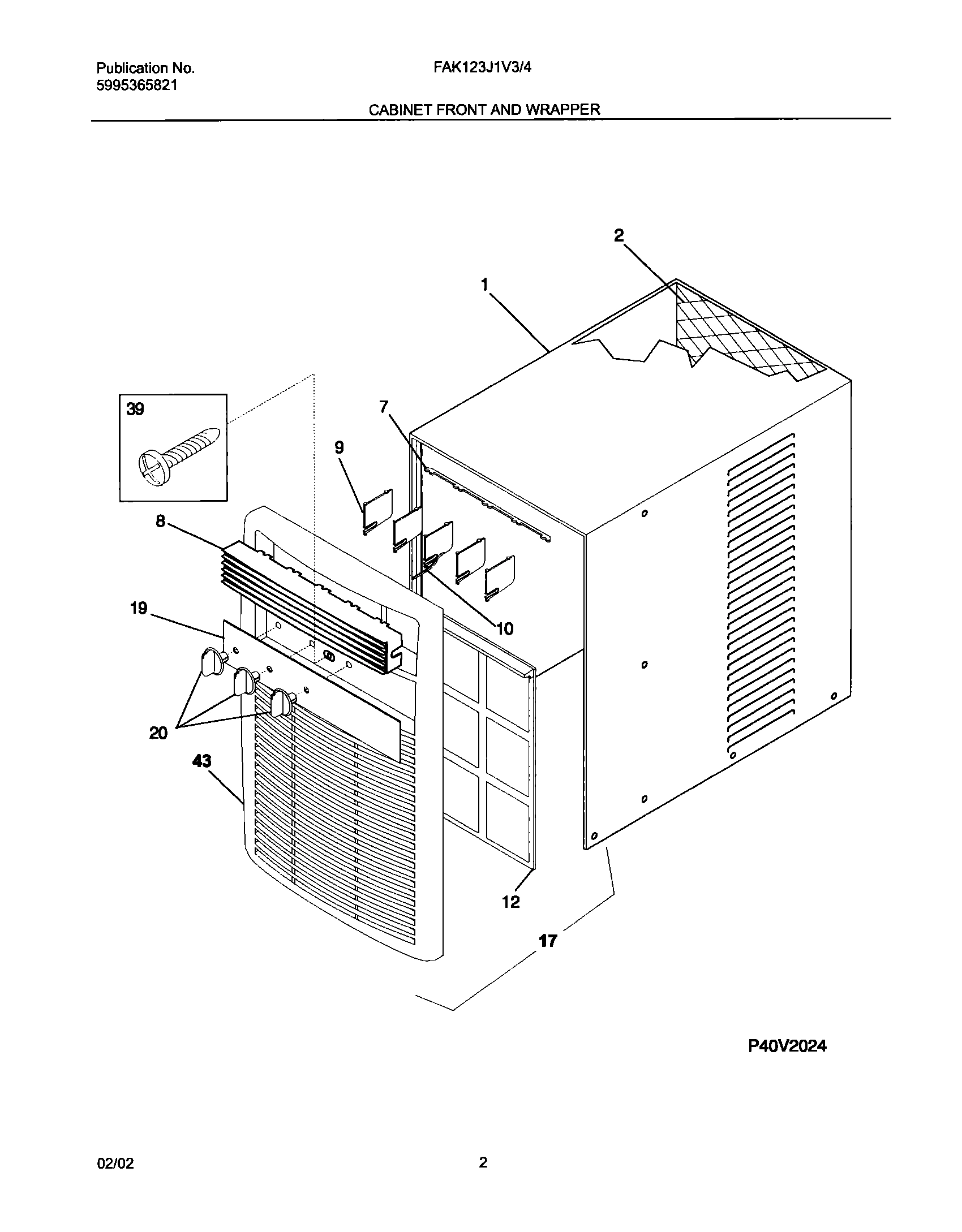 03 - CABINET FRONT AND WRAPPER