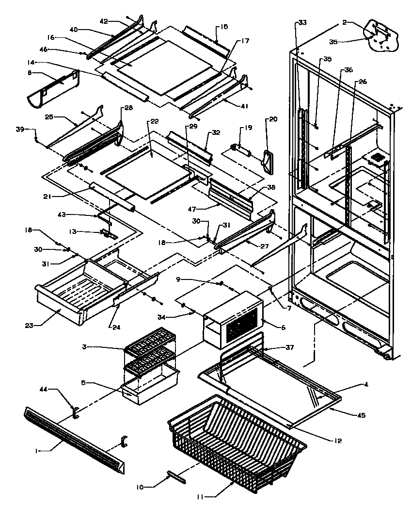 11 - REF/FZ SHELVING