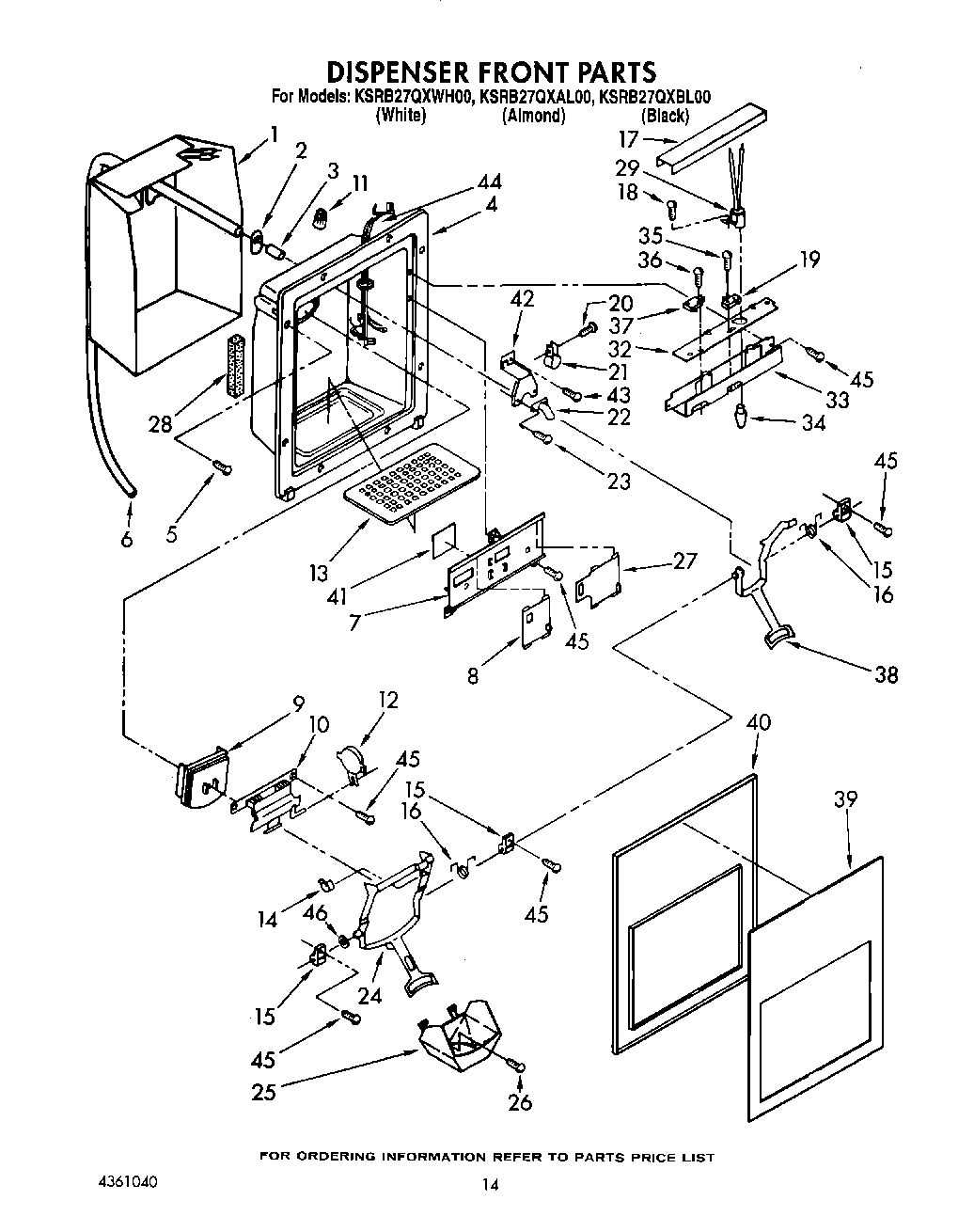 09 - DISPENSER FRONT