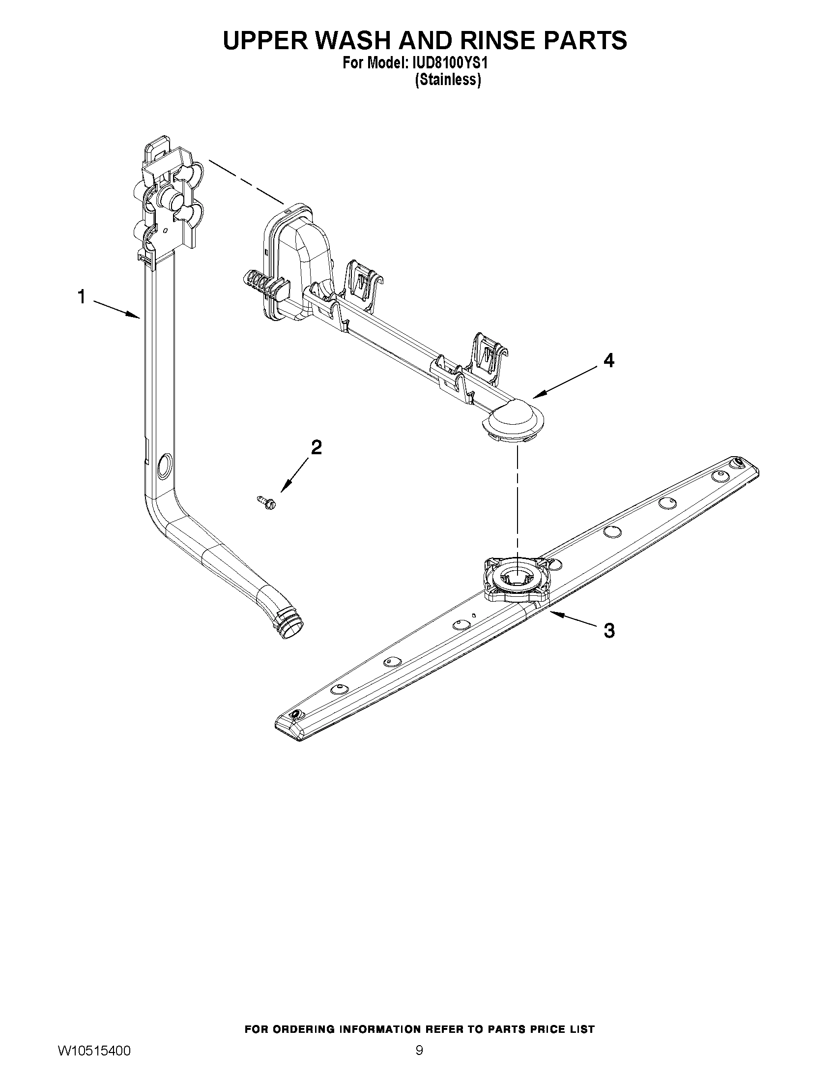 07 - UPPER WASH AND RINSE PARTS