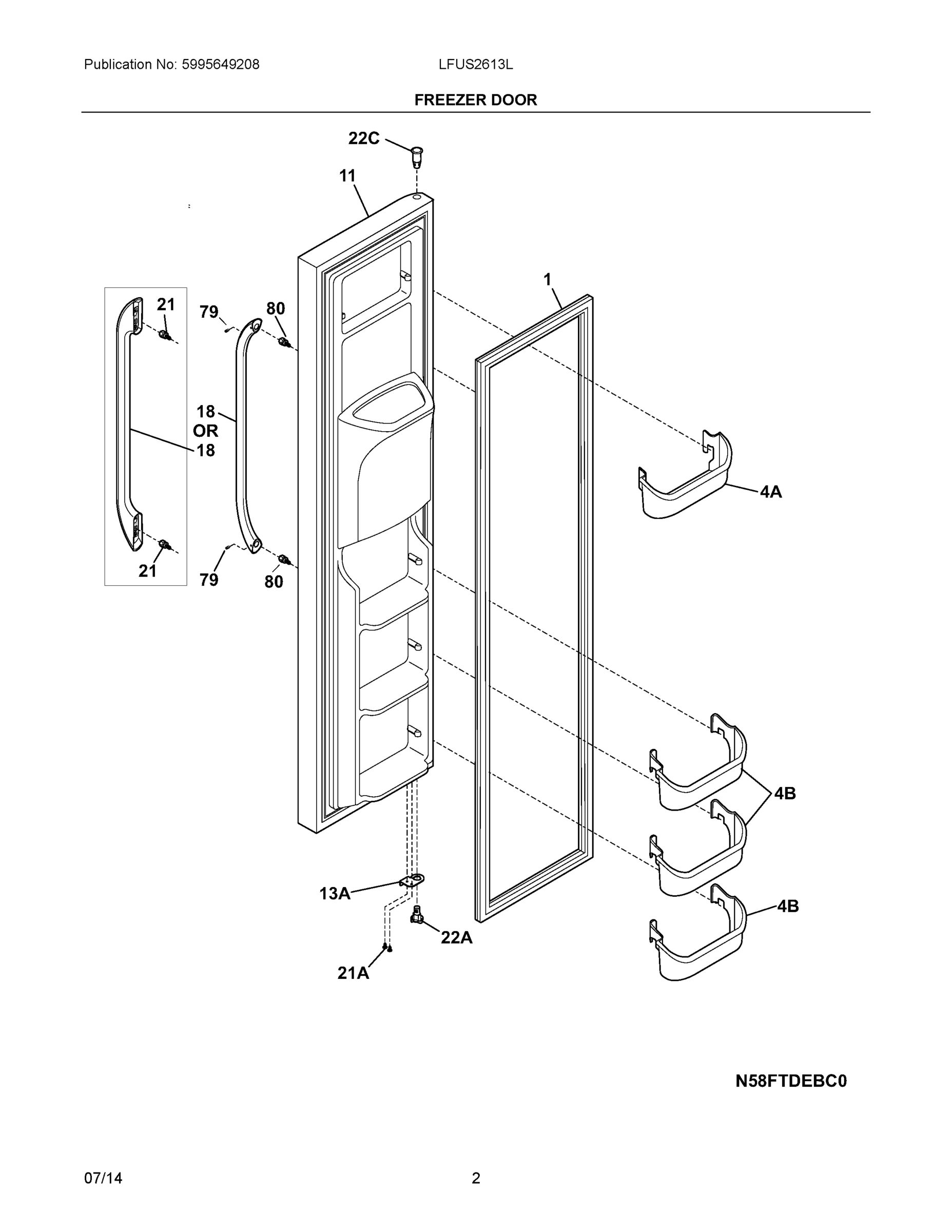 02 - FREEZER DOOR