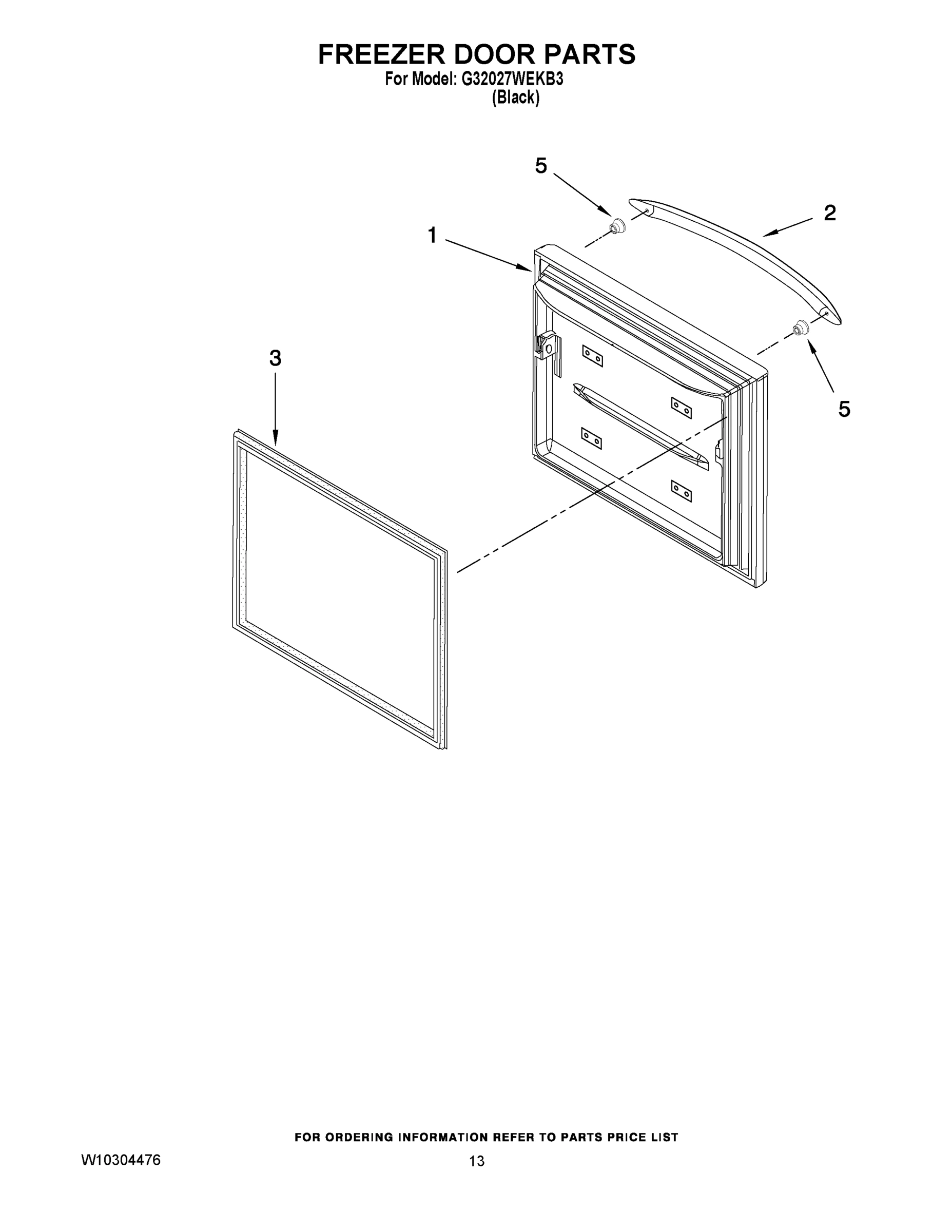 07 - FREEZER DOOR PARTS