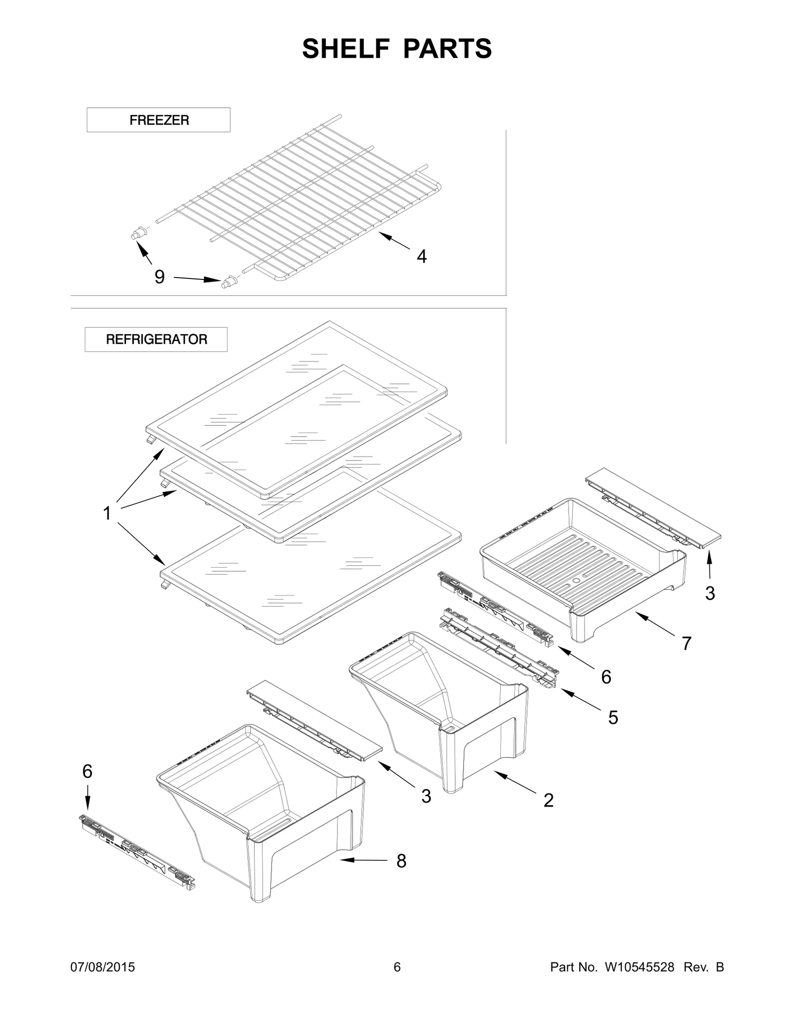 SHELF PARTS