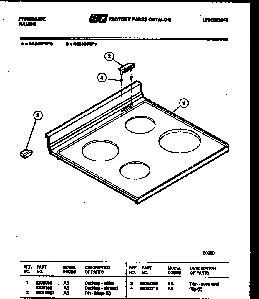 03 - COOKTOP PARTS