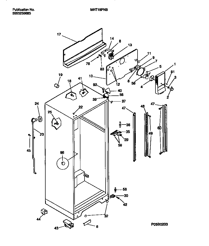 03 - CABINET W/FAN ASSEMBLY