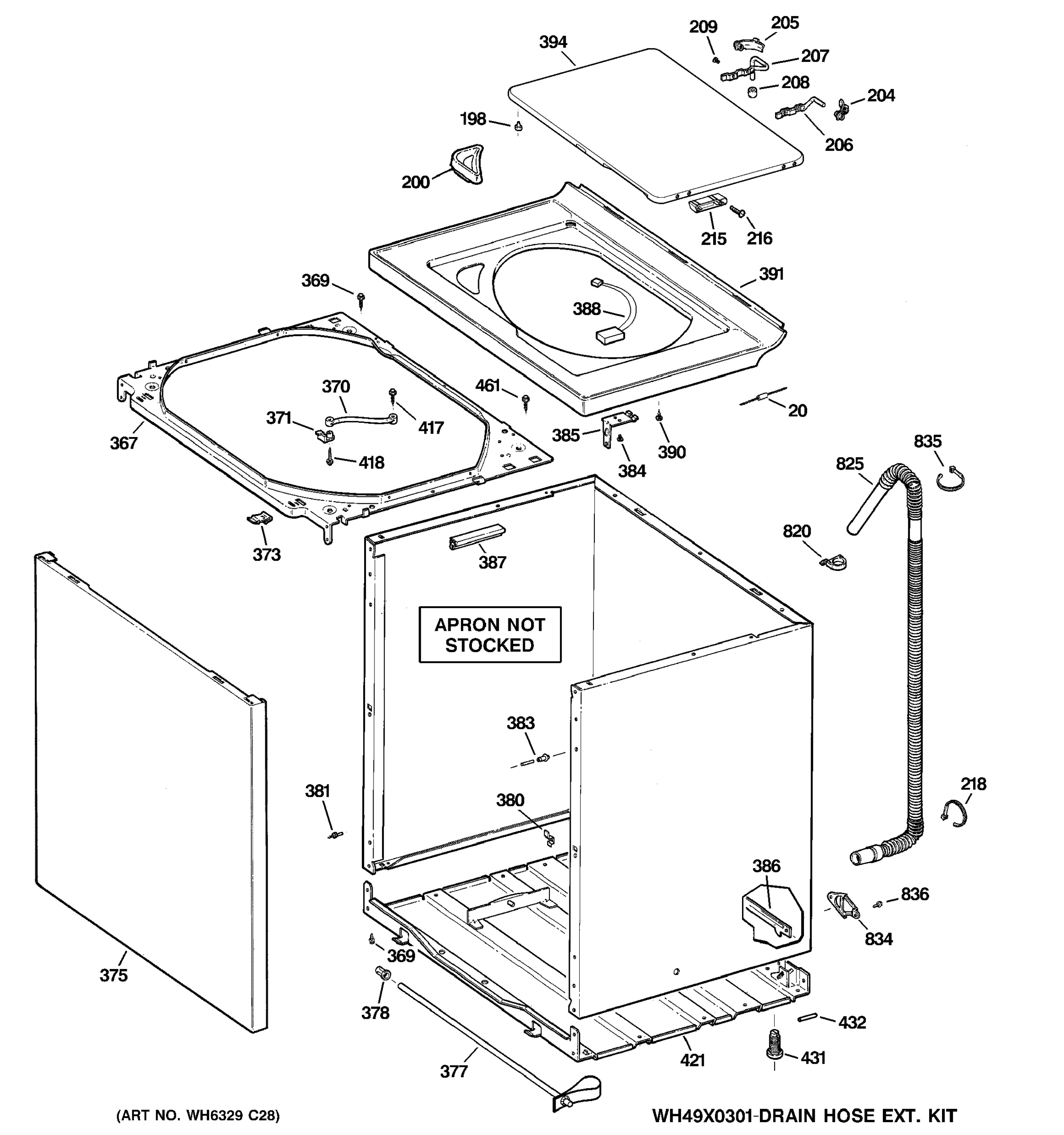 CABINET, COVER & FRONT PANEL