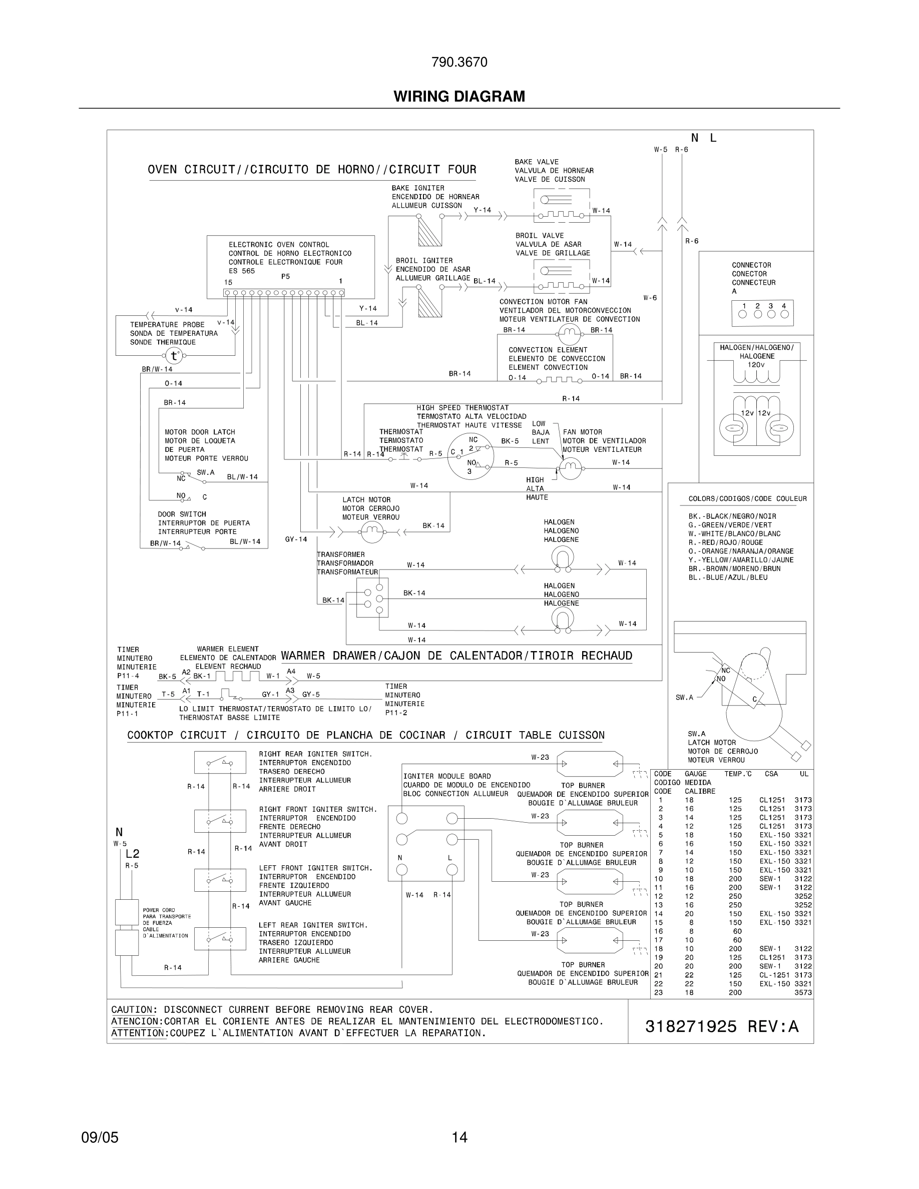 14 - WIRING DIAGRAM