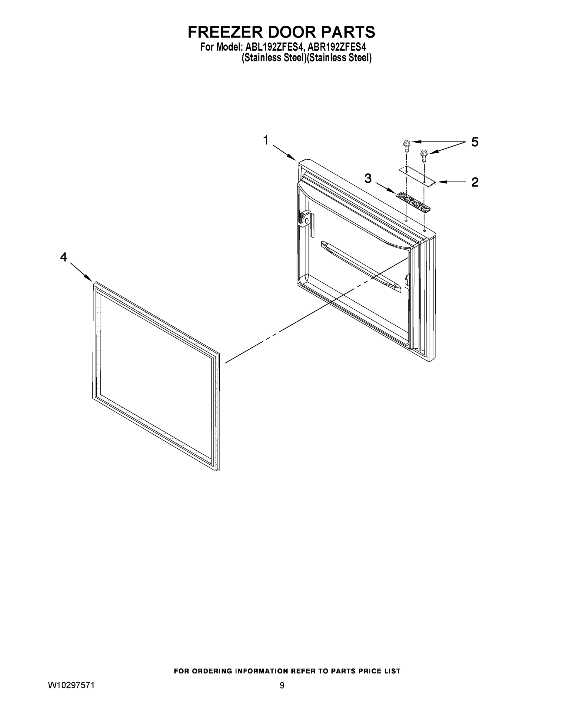 05 - FREEZER DOOR PARTS