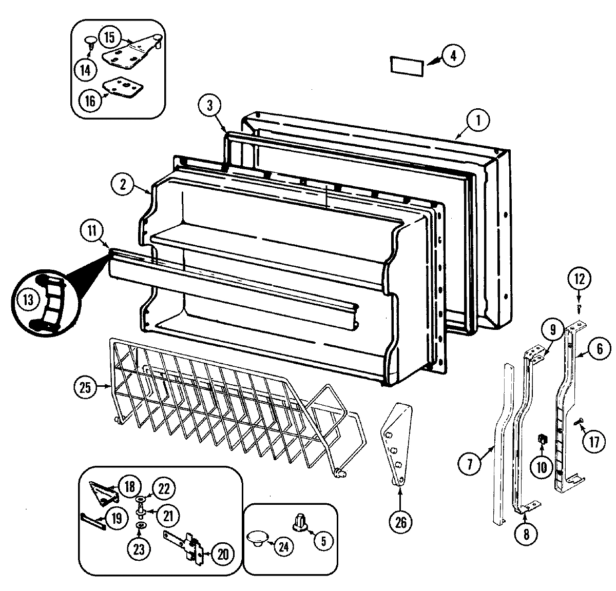 02 - FREEZER DOOR