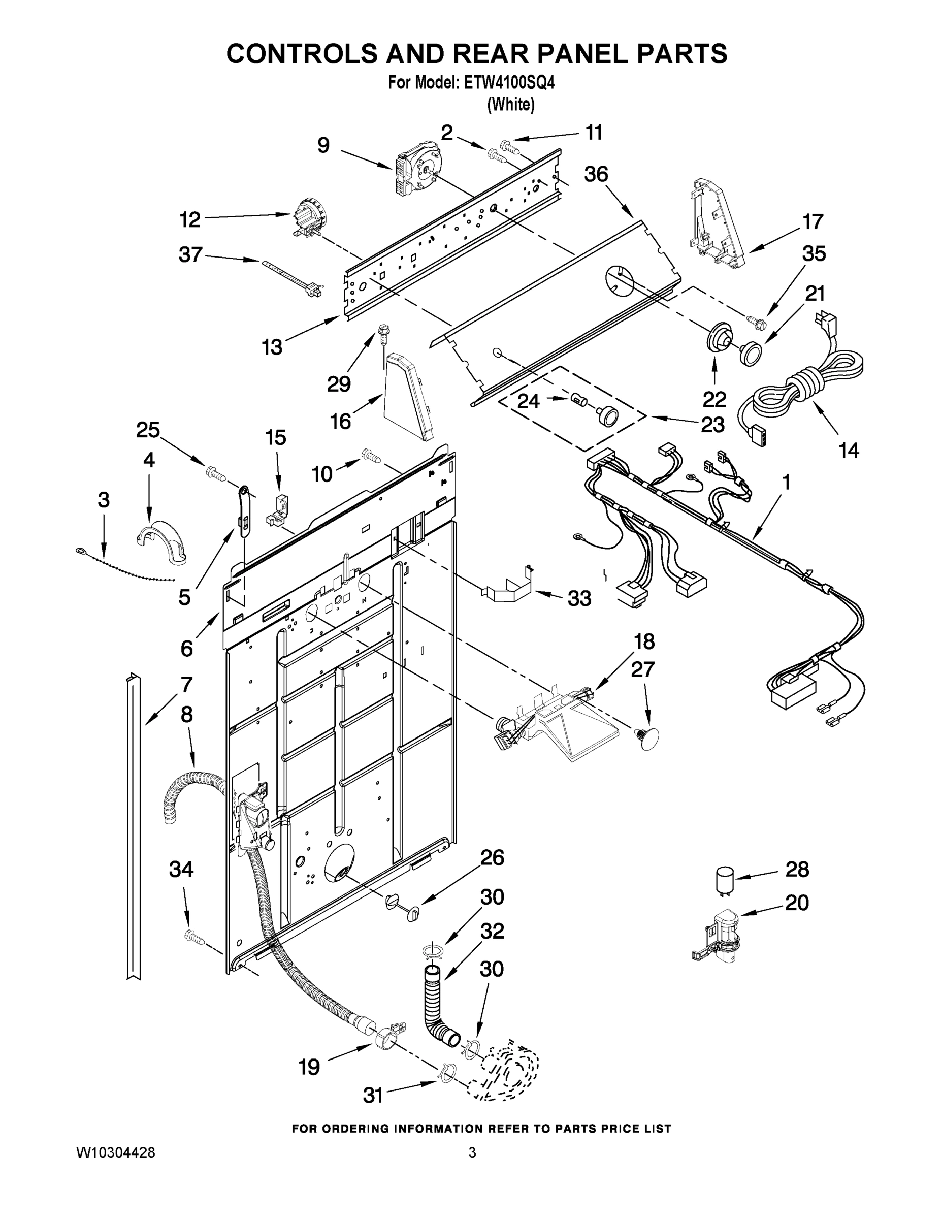 02 - CONTROLS AND REAR PANEL PARTS