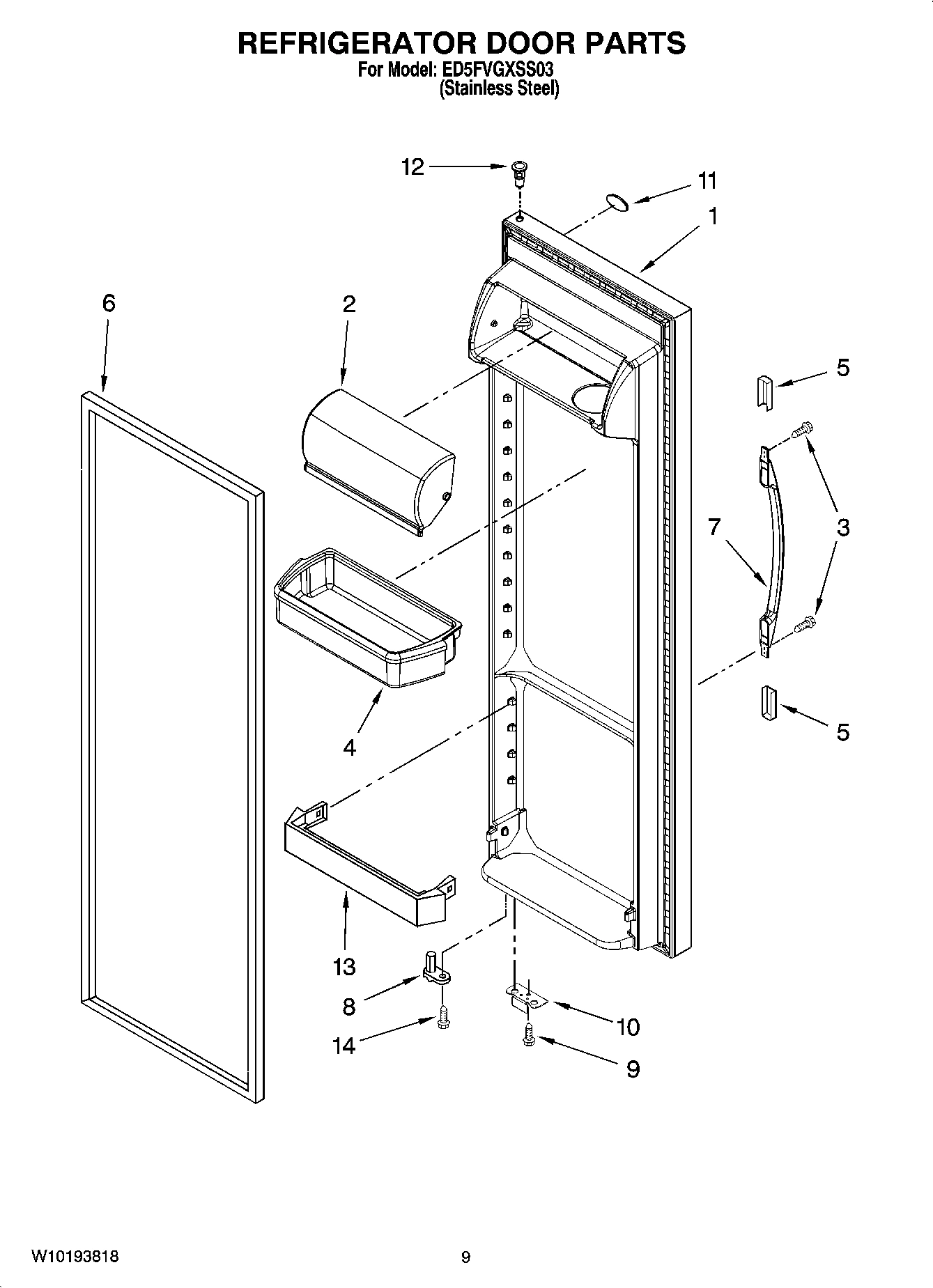 06 - REFRIGERATOR DOOR PARTS