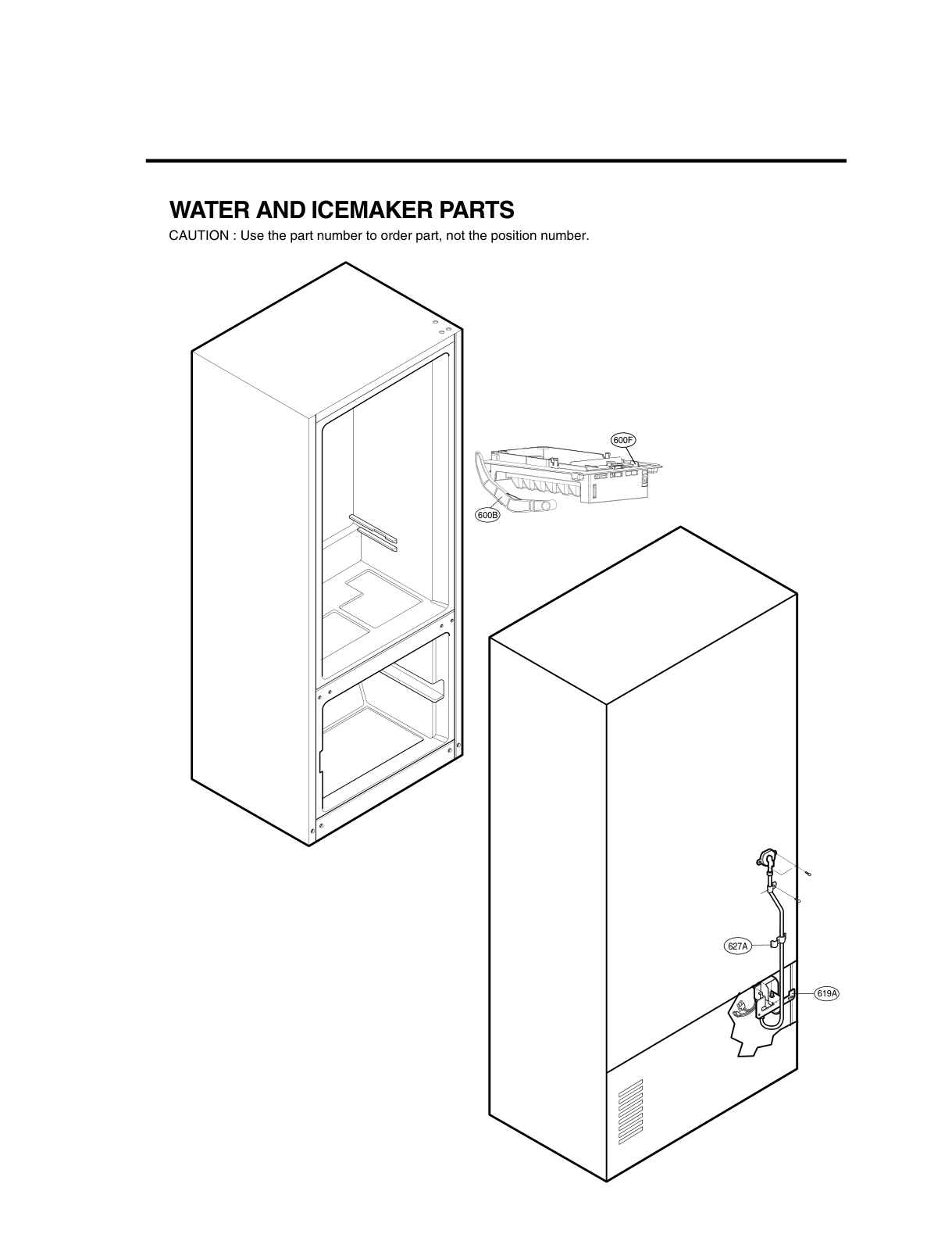 WATER AND ICEMAKER PARTS