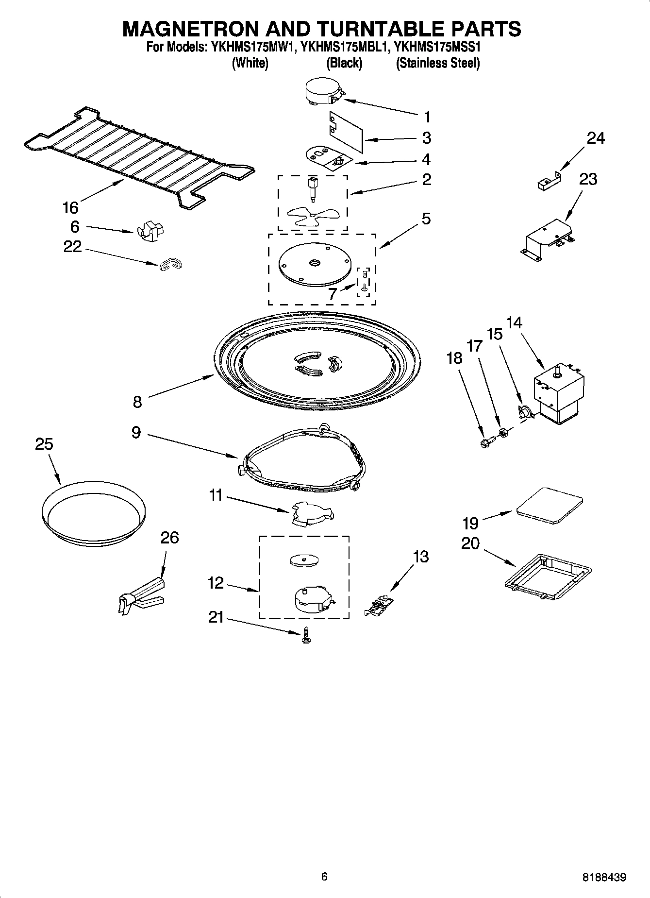 05 - MAGNETRON AND TURNTABLE PARTS