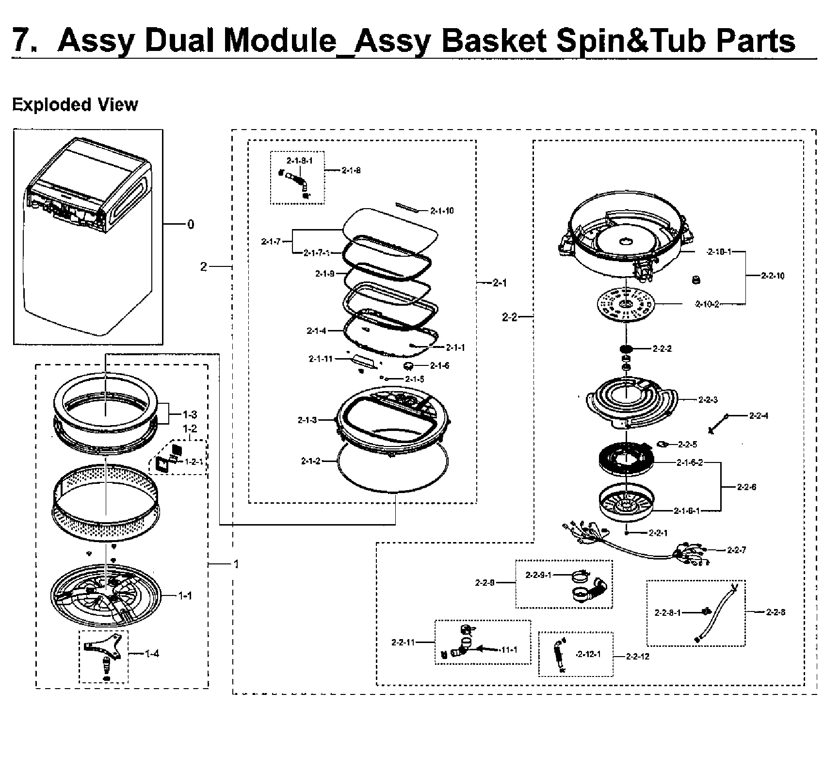 Dual Module-Tub
