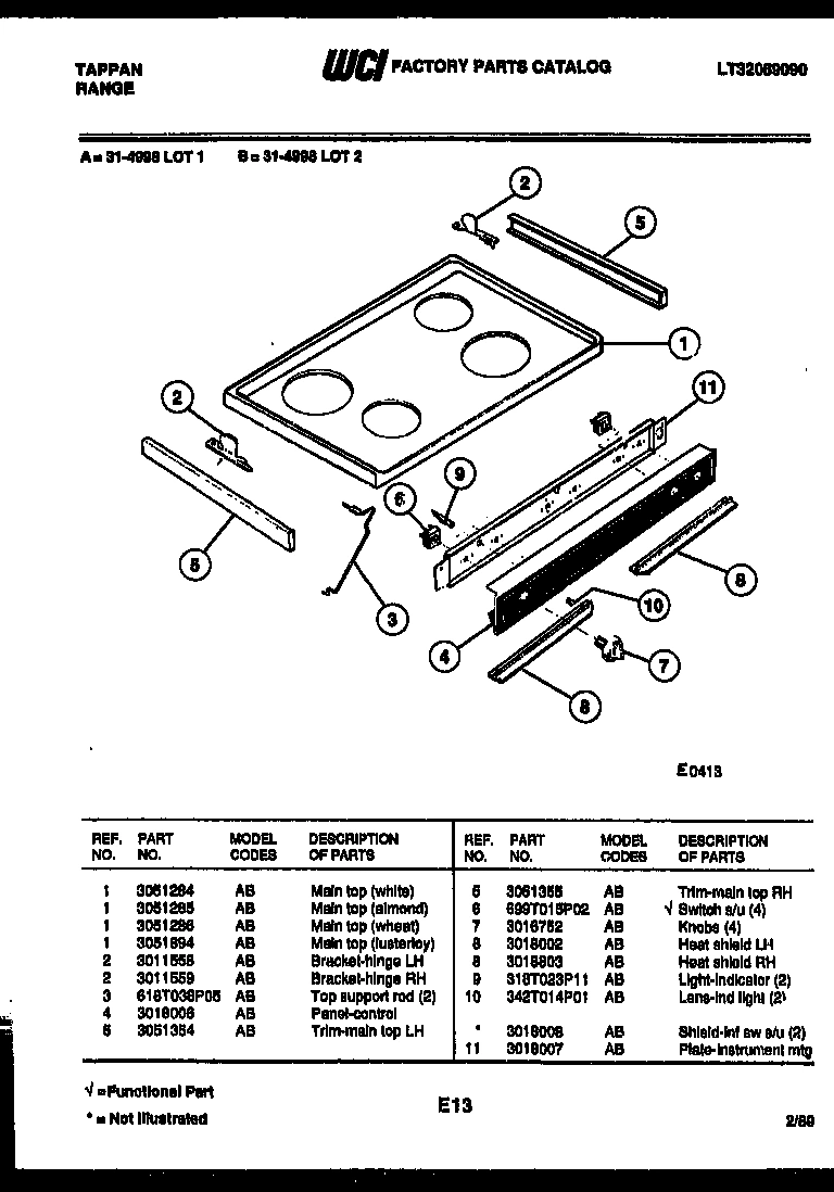 03 - COOKTOP PARTS