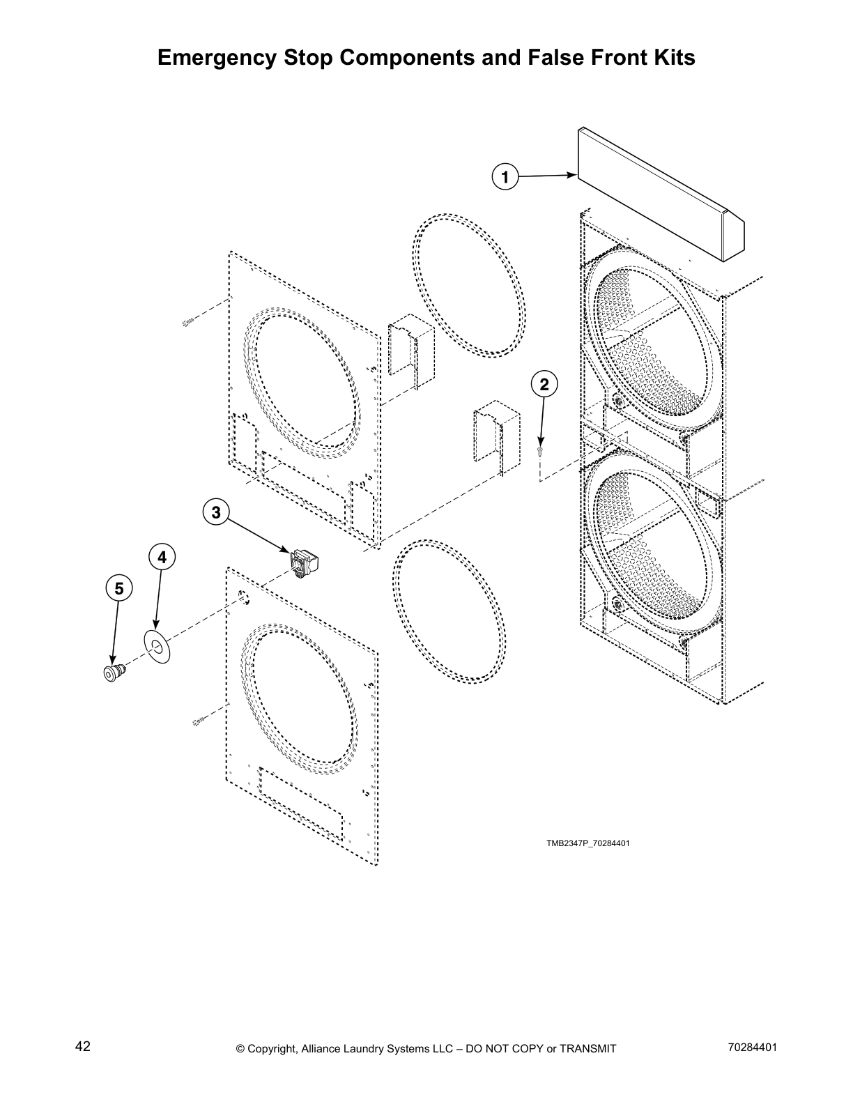Emergency Stop Components and False Front Kits