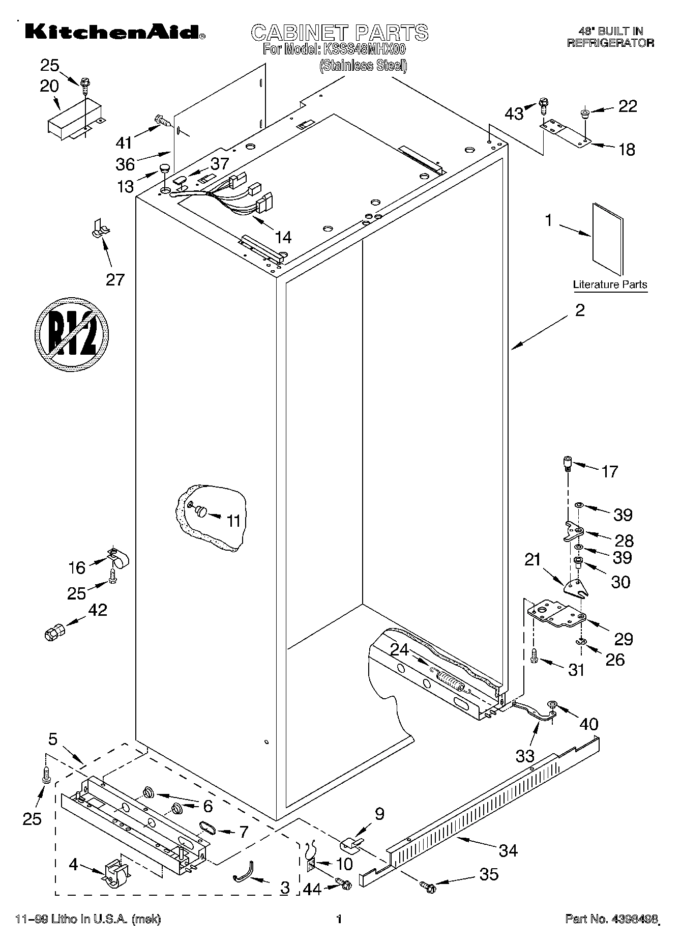 01 - CABINET, LITERATURE