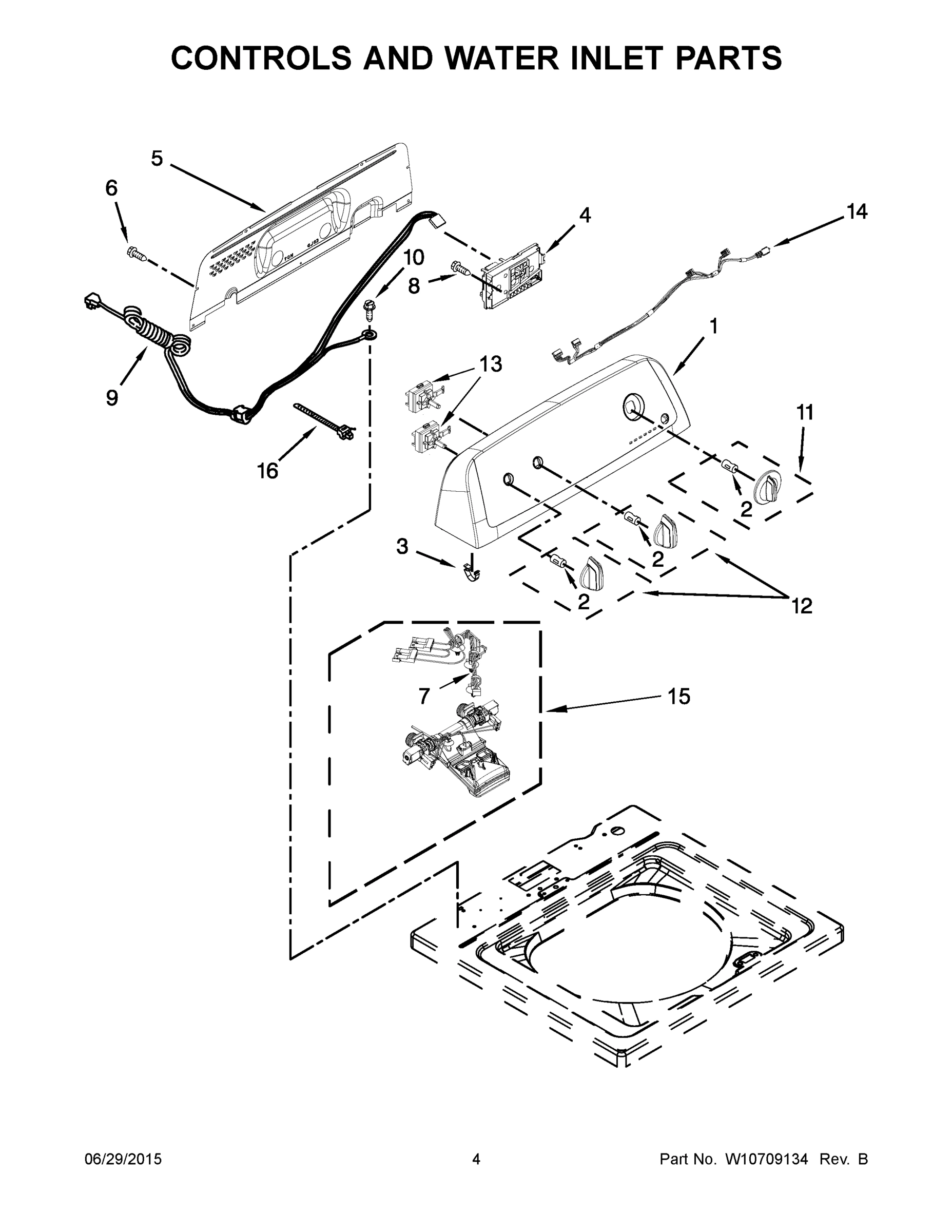 03 - CONTROLS AND WATER INLET PARTS
