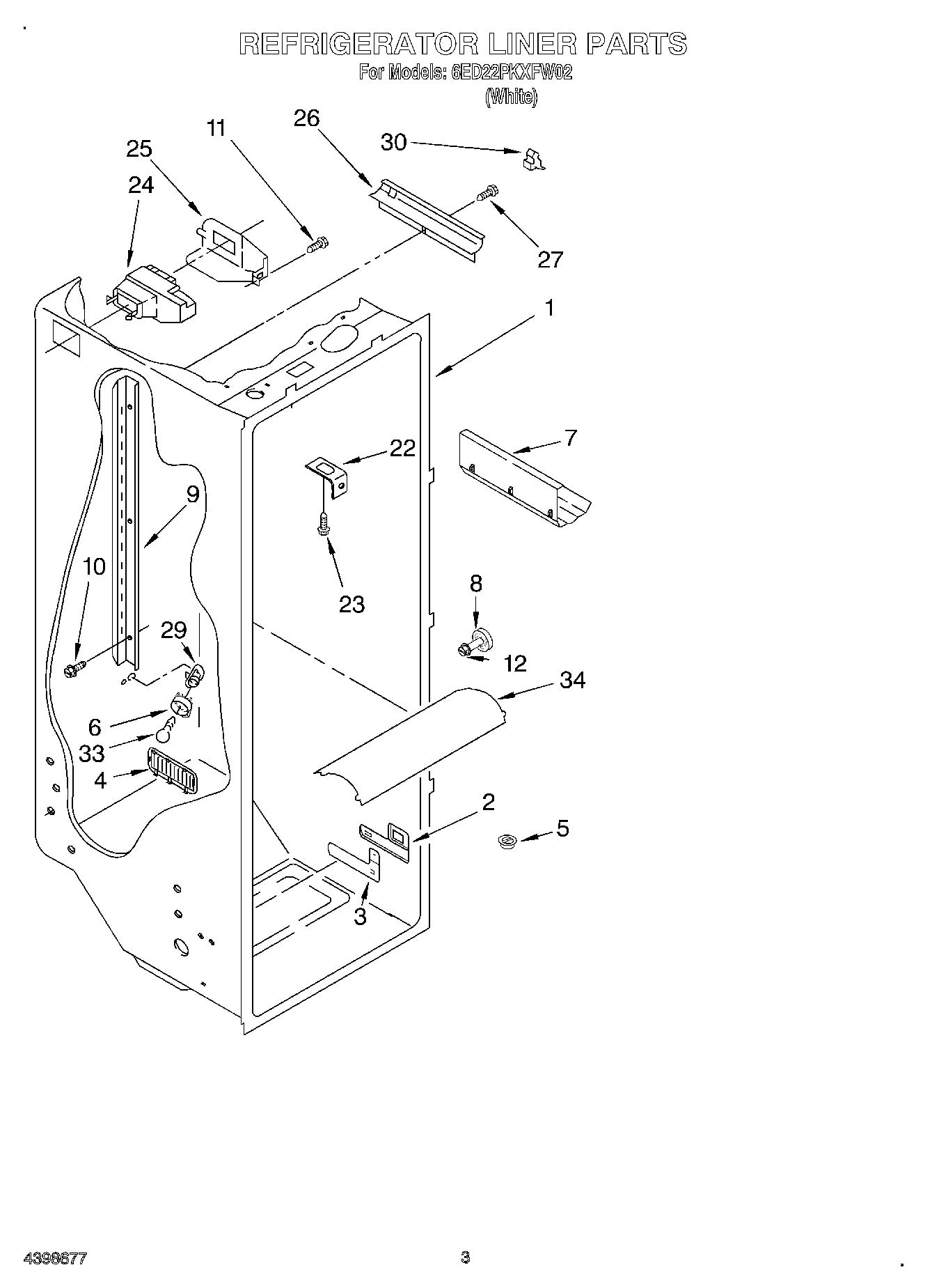 02 - REFRIGERATOR LINER