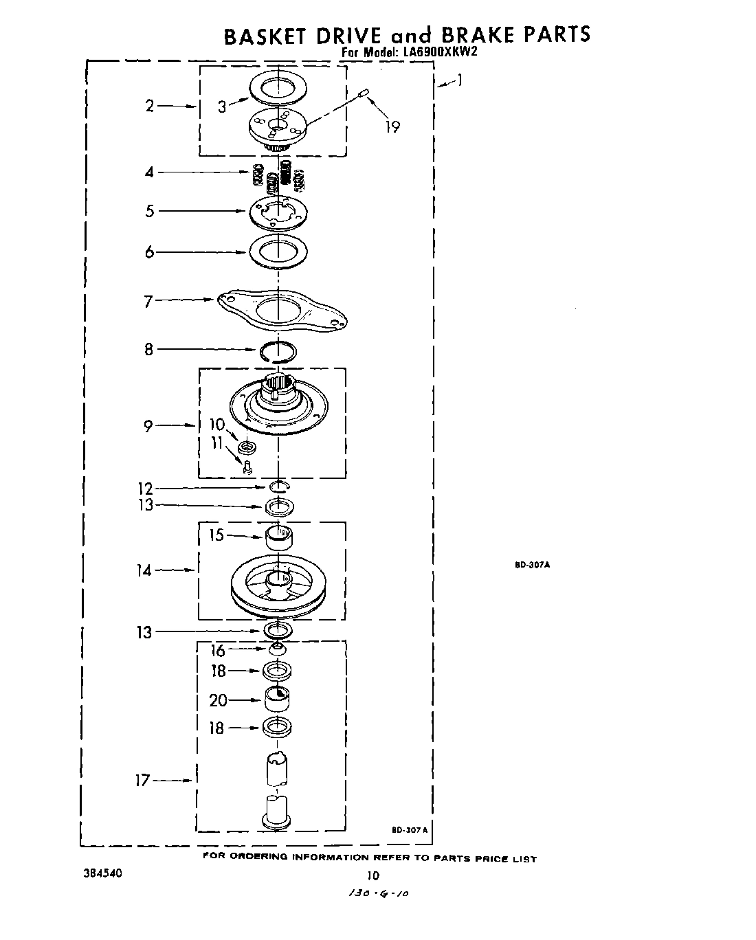 09 - BASKET DRIVE AND BRAKE