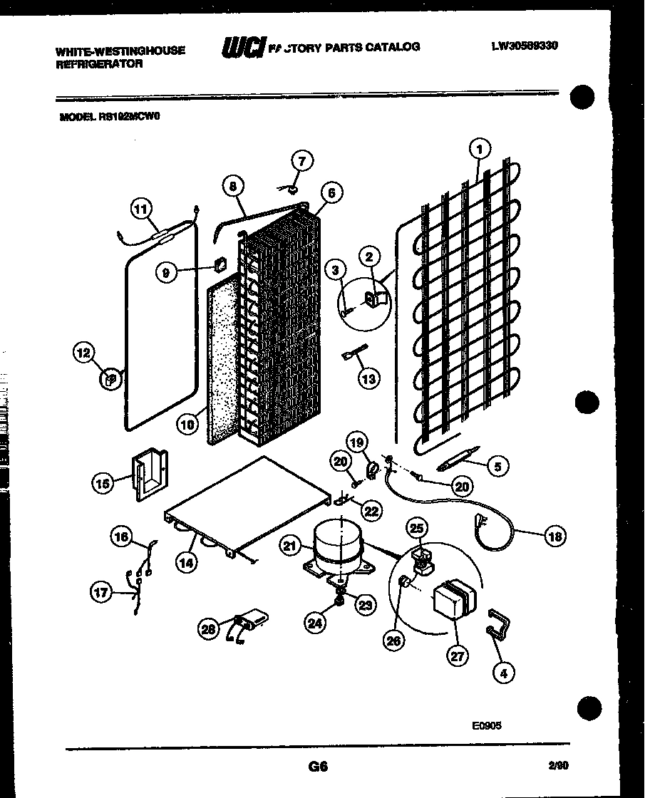 07 - SYSTEM AND AUTOMATIC DEFROST PARTS