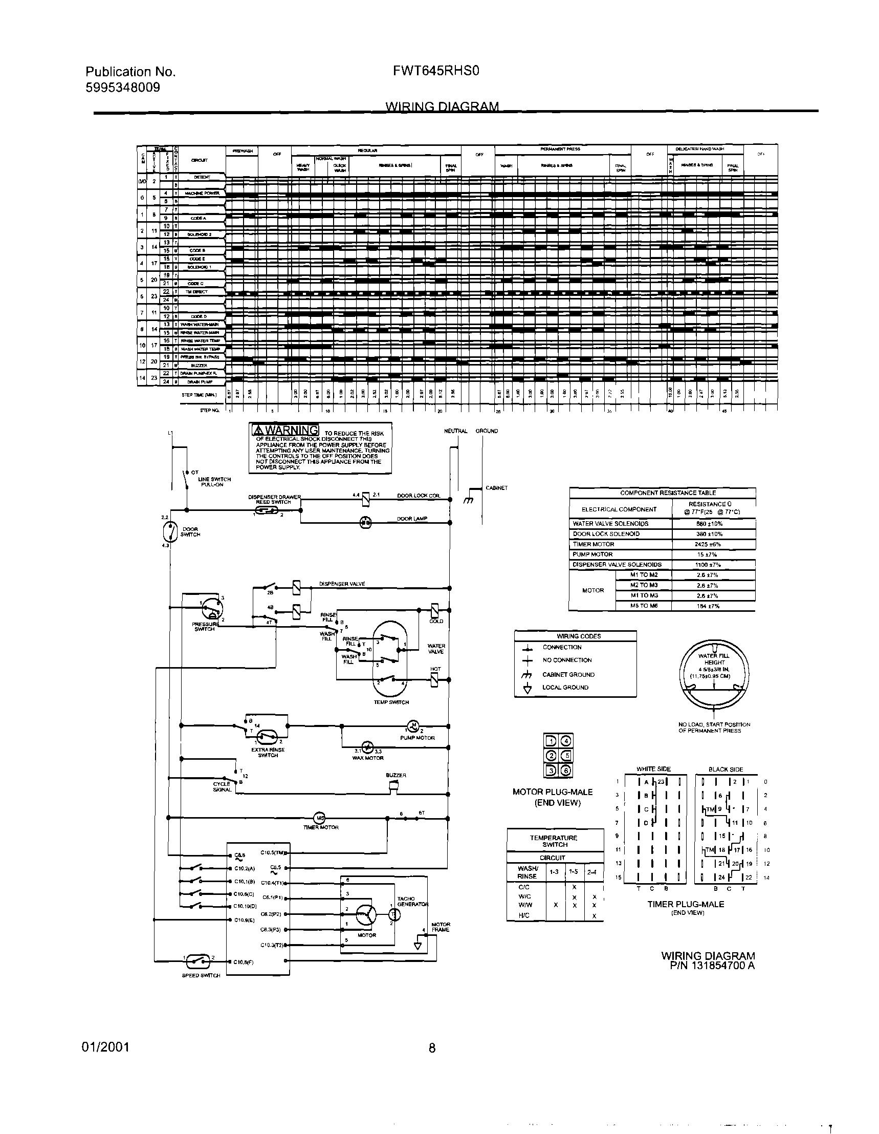 08 - 131854700 WIRING DIAGRAM