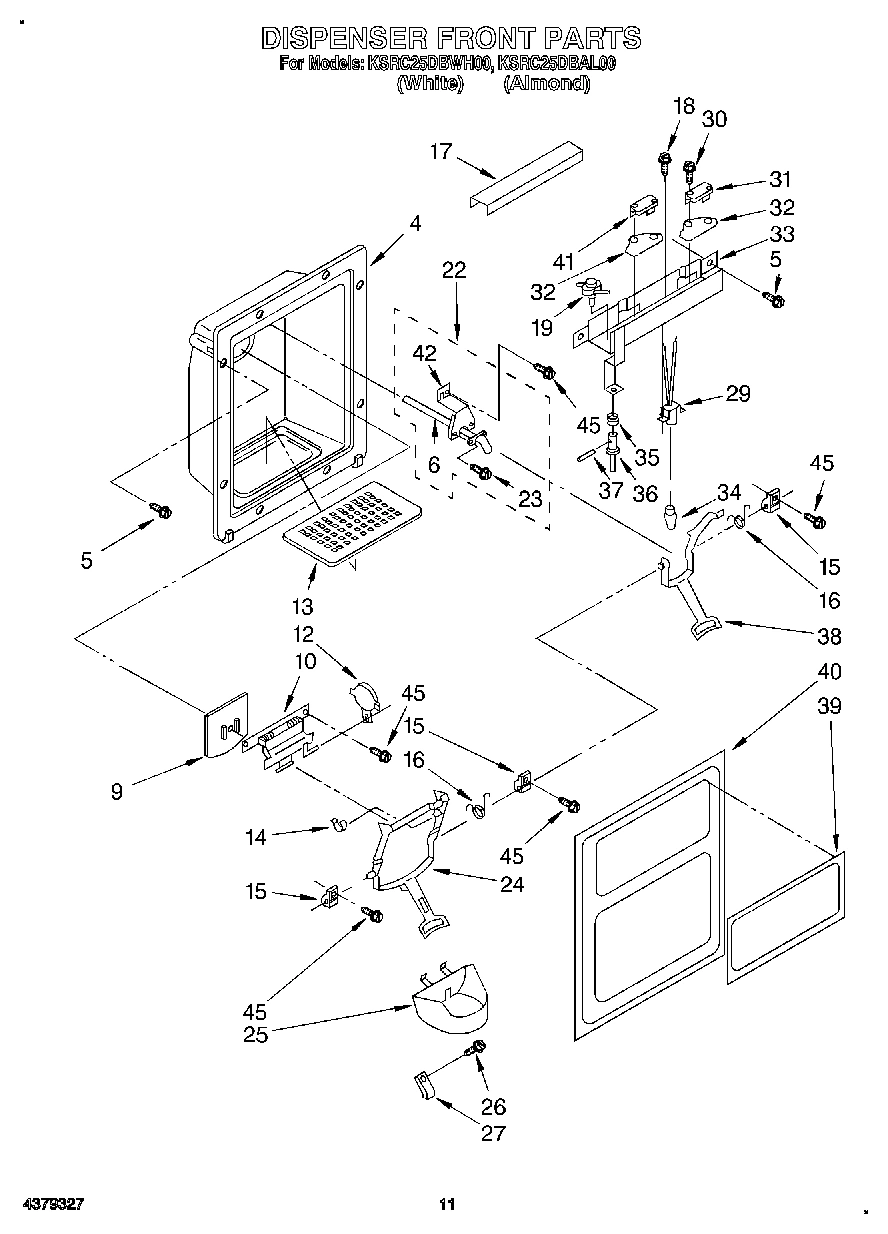 08 - DISPENSER FRONT