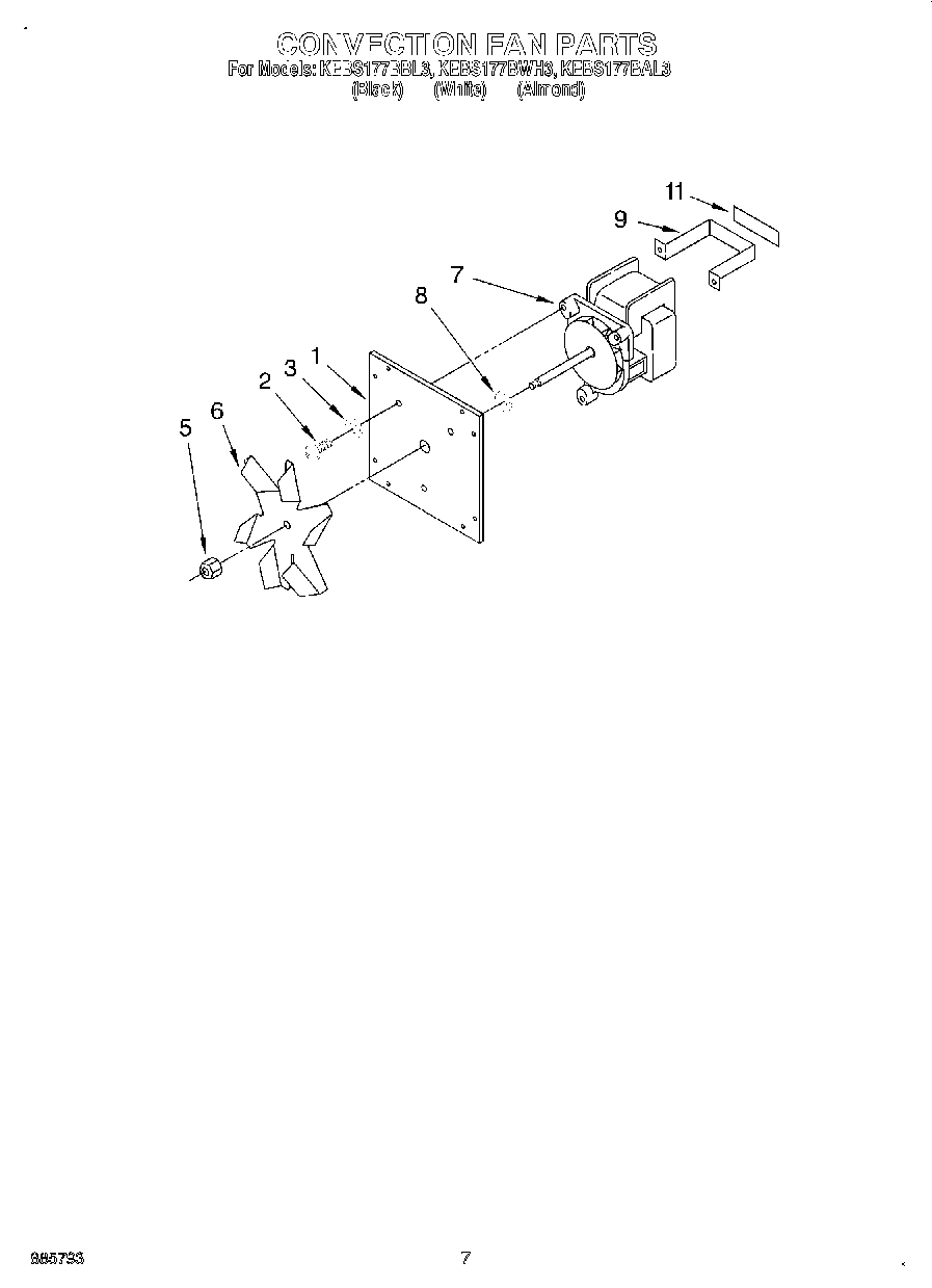 06 - CONVECTION FAN, OPTIONAL