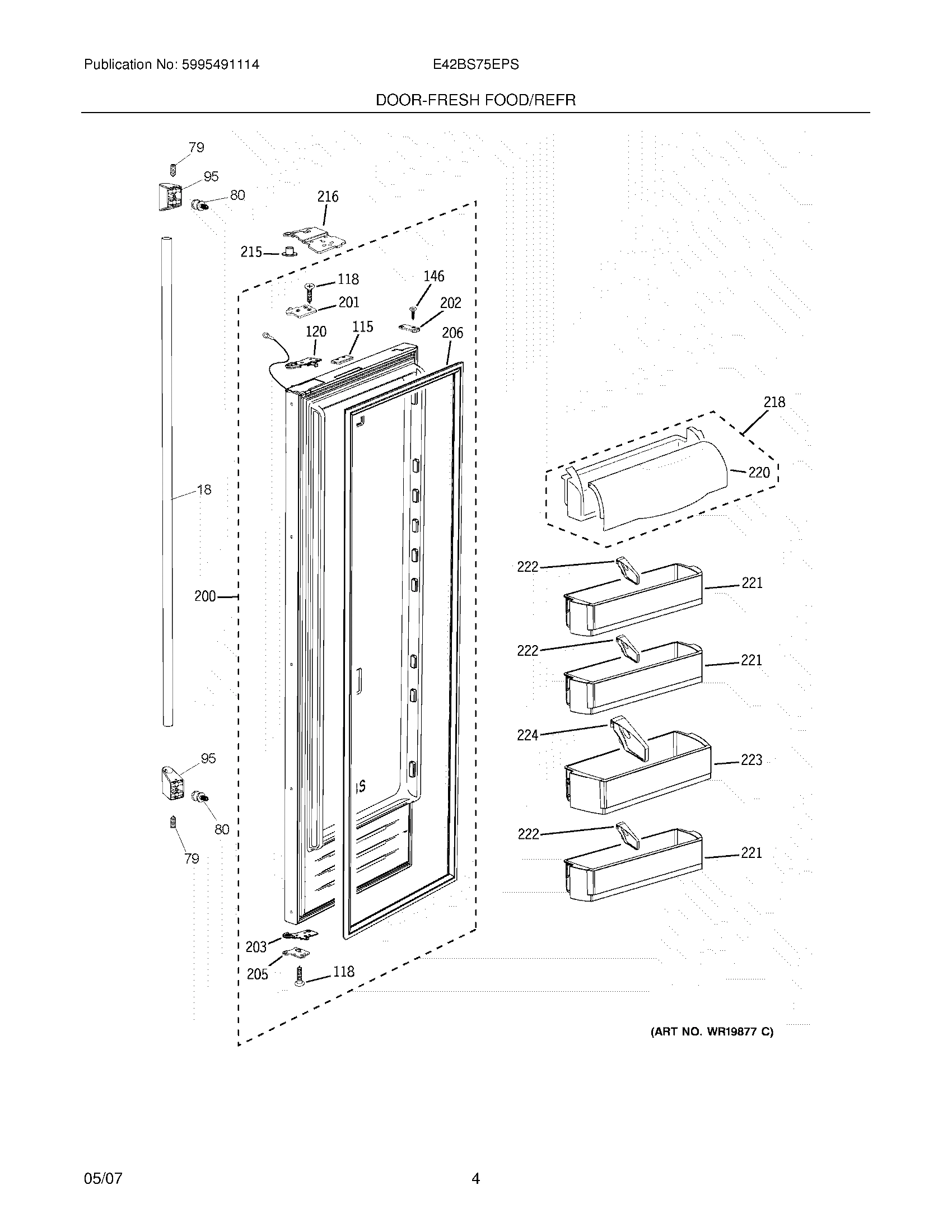 05 - DOOR-FRESH FOOD/REFR