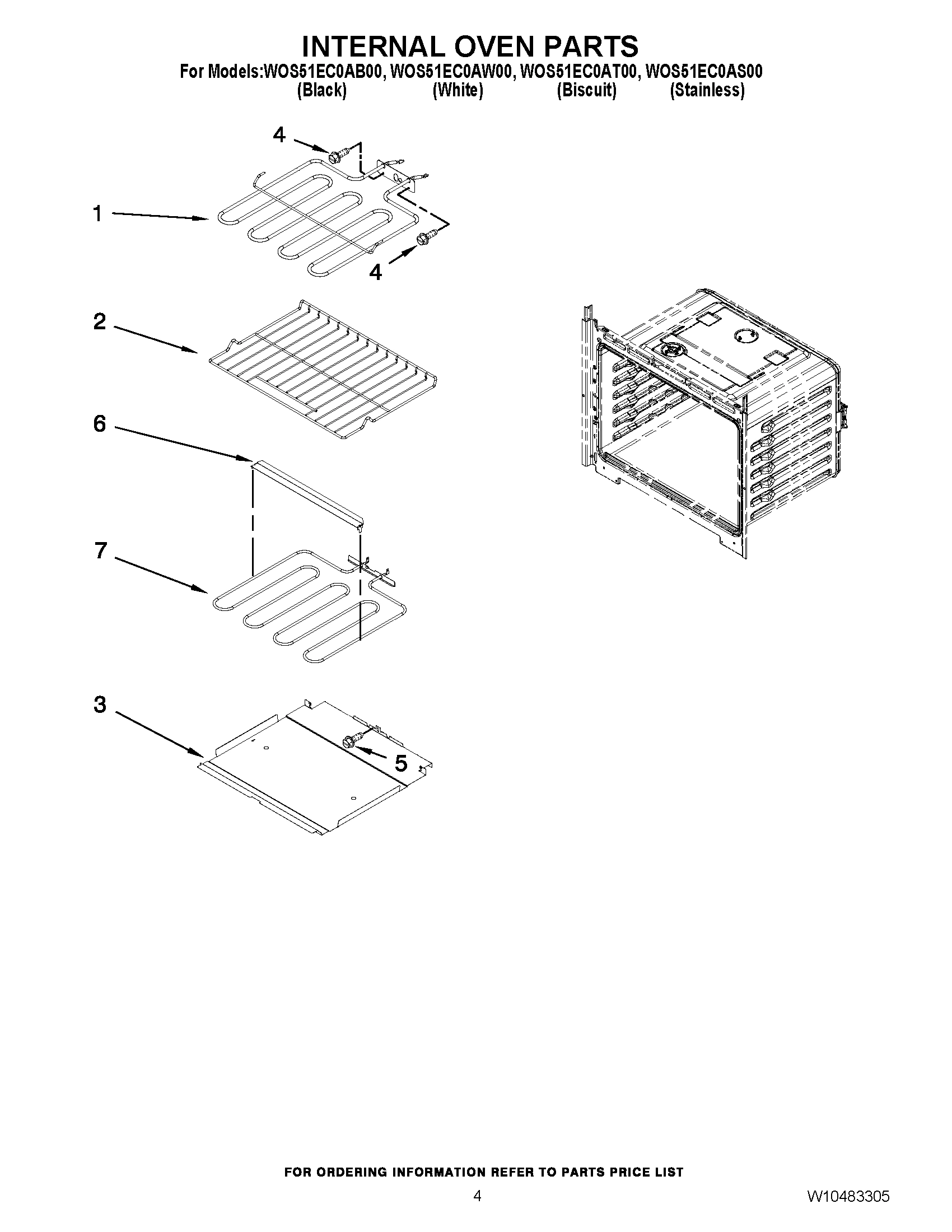 03 - INTERNAL OVEN PARTS