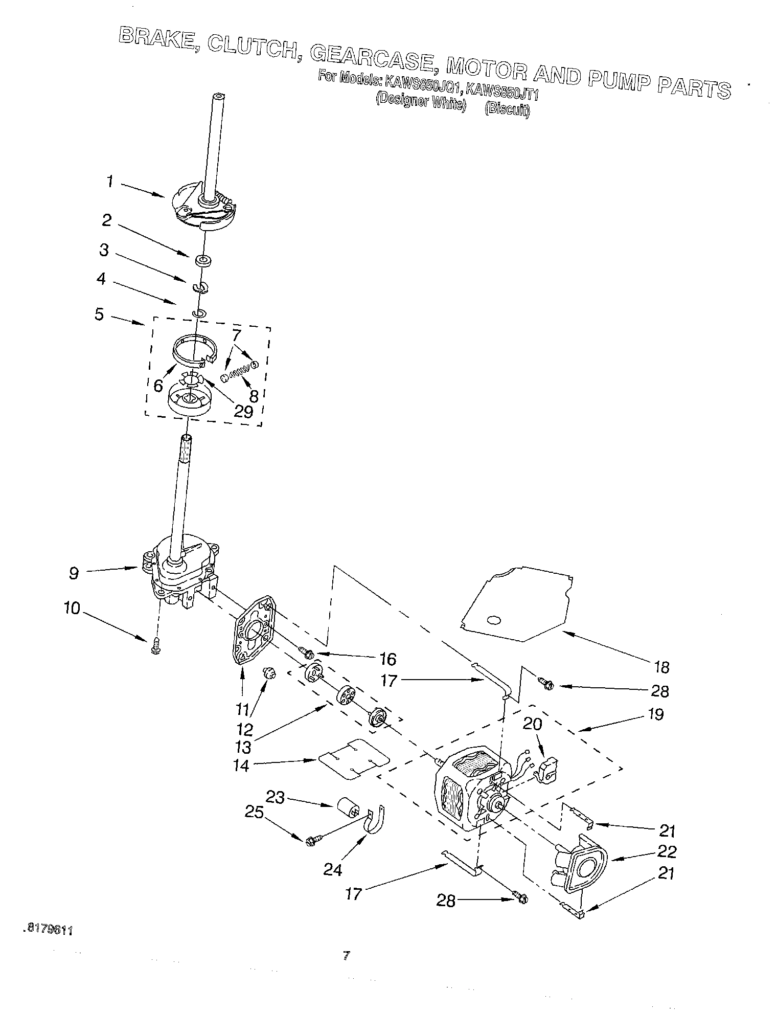 04 - BRAKE, CLUTCH, GEARCASE, MOTOR AND PUMP