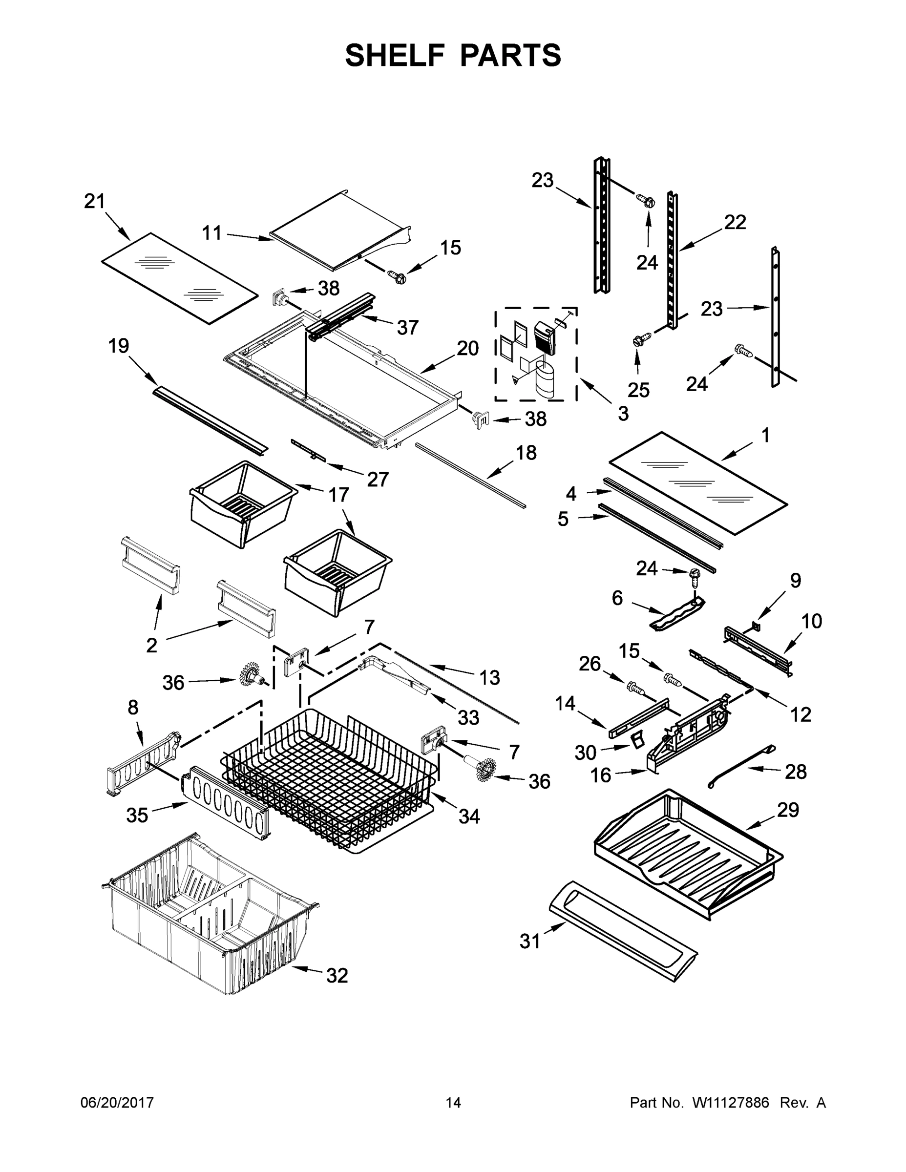 08 - SHELF PARTS