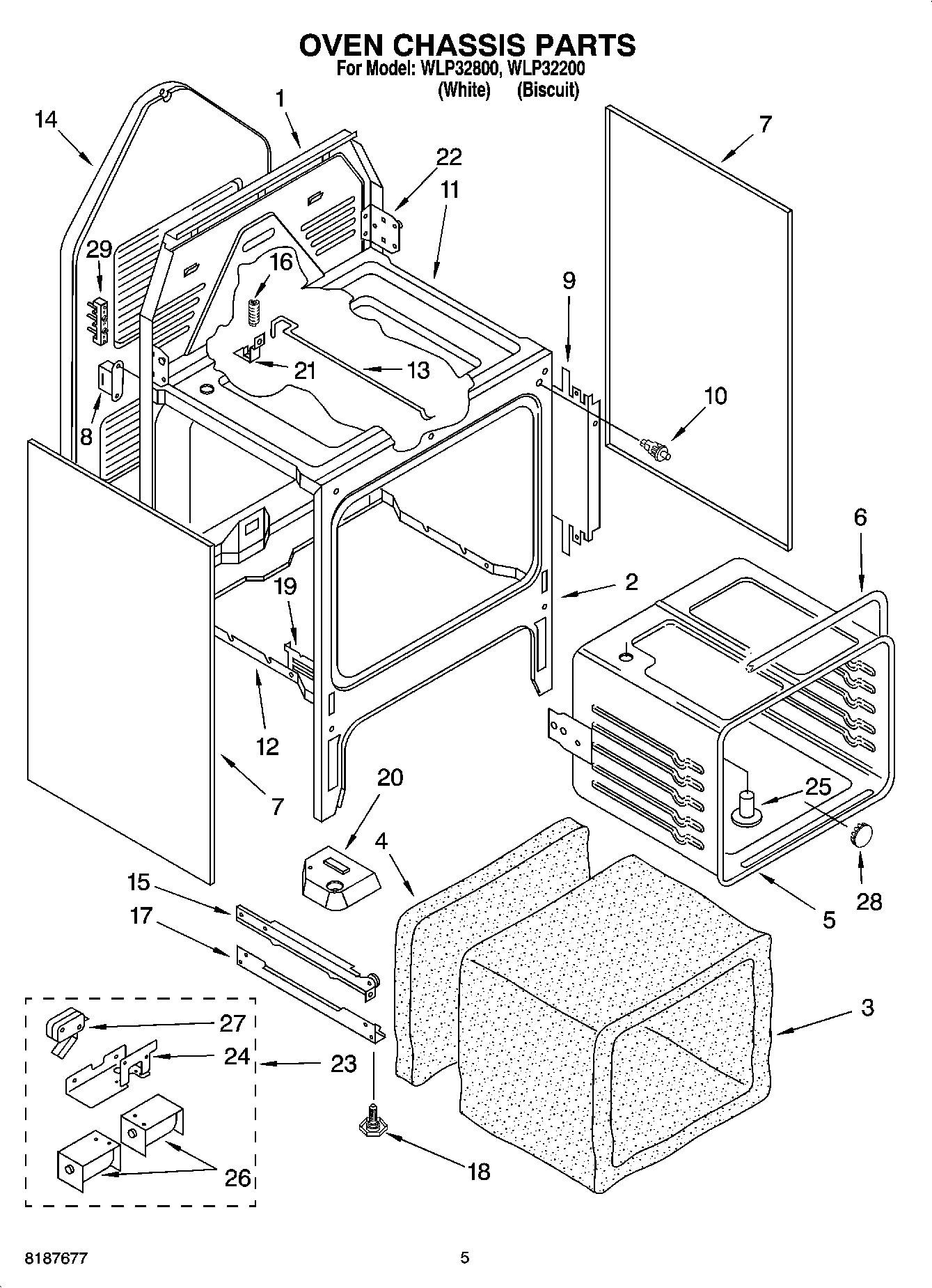 04 - OVEN CHASSIS PARTS