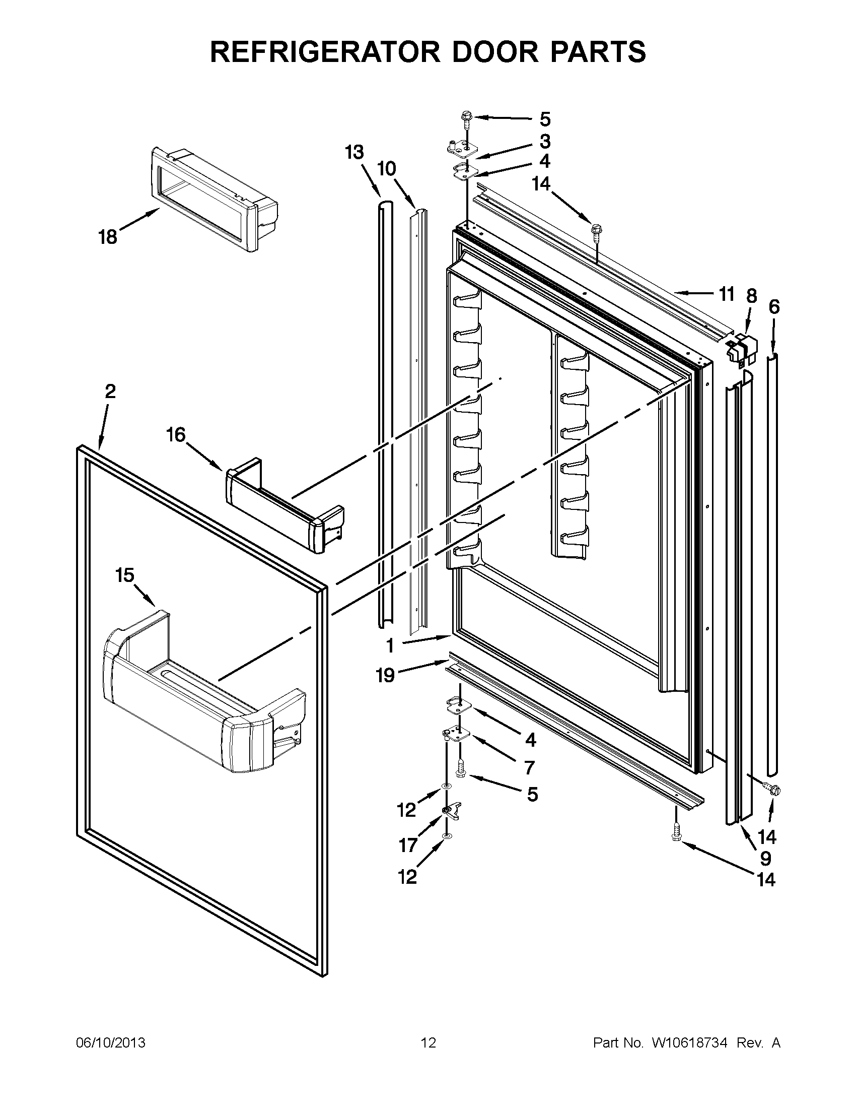 06 - REFRIGERATOR DOOR PARTS